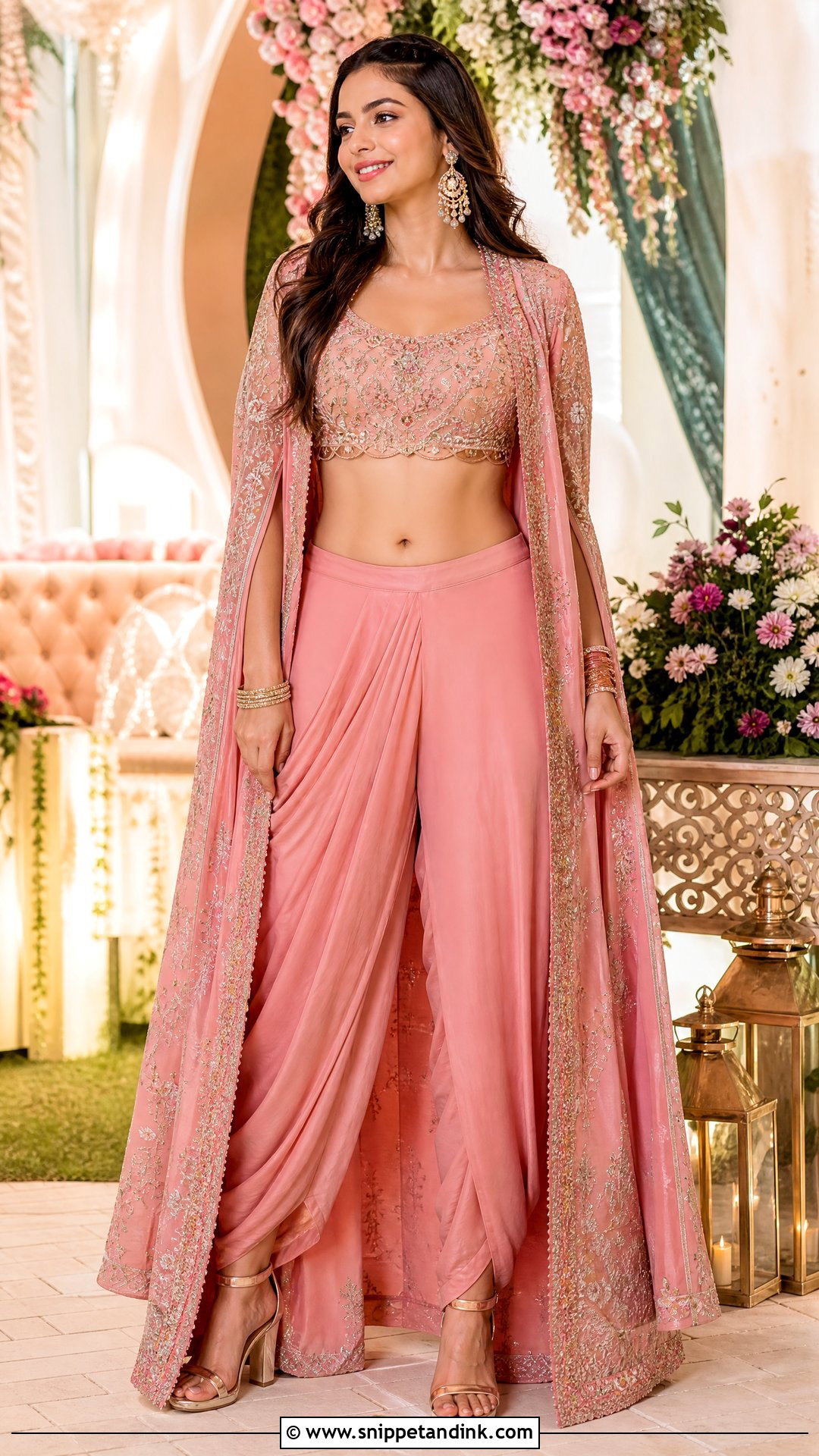 Indo Western Dhoti Outfit - Snippet and Ink - 25 Desi Wedding Clothes Ideas