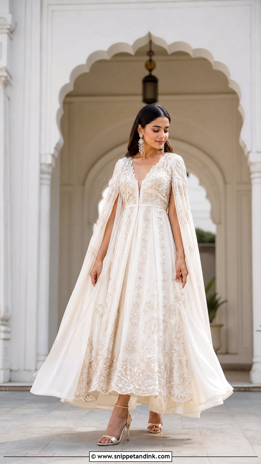 Indo Western Dress For Pre Wedding Shoot - Snippet and Ink - 25 Dresses for Pre Wedding Shoot