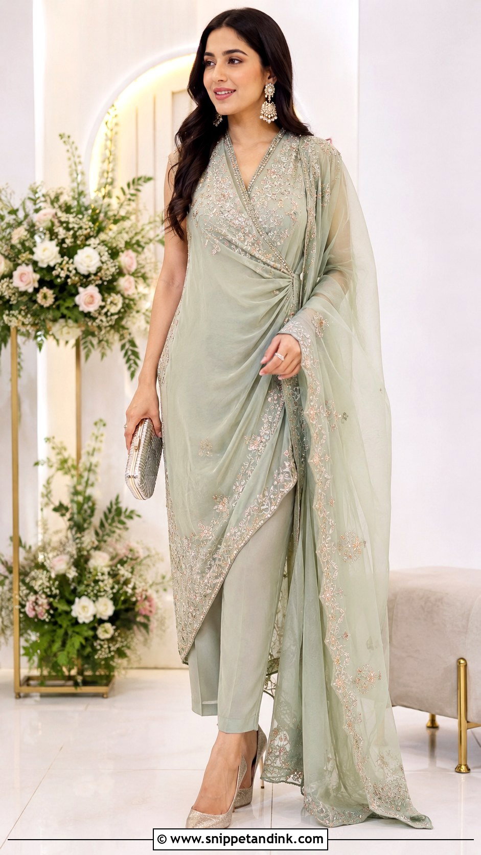 Indo Western Dress for Roka Ceremony - Snippet and Ink - 25 Dress for Roka Ceremony Ideas