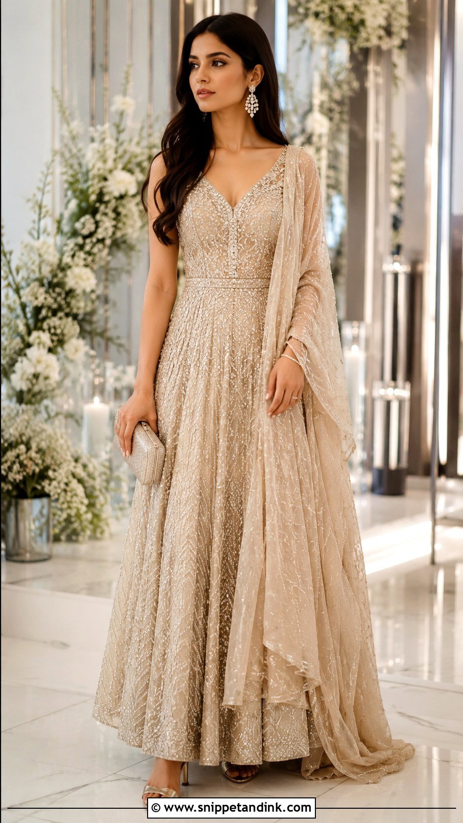 Indo Western Gown For Bride Sister - Snippet and Ink - 30 Dress for Bride Sister Ideas