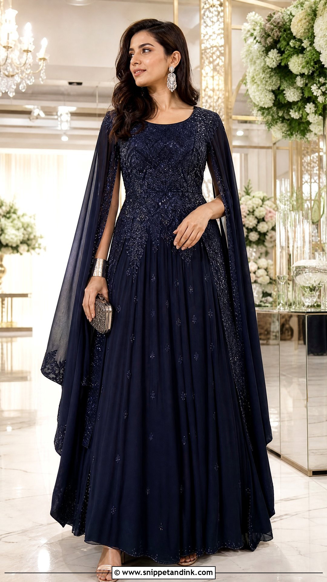 Indo Western Gown For Indian Wedding - Snippet and Ink - 25 Indian Wedding Dresses for Girls