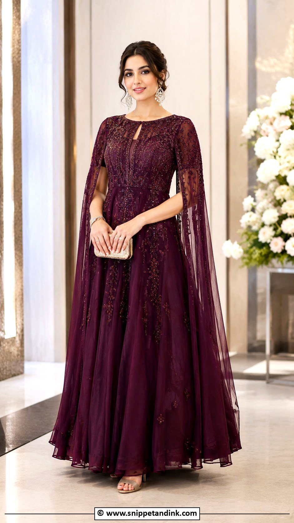 Indo Western Gown - Snippet and Ink - 30 Desi Wedding Outfits