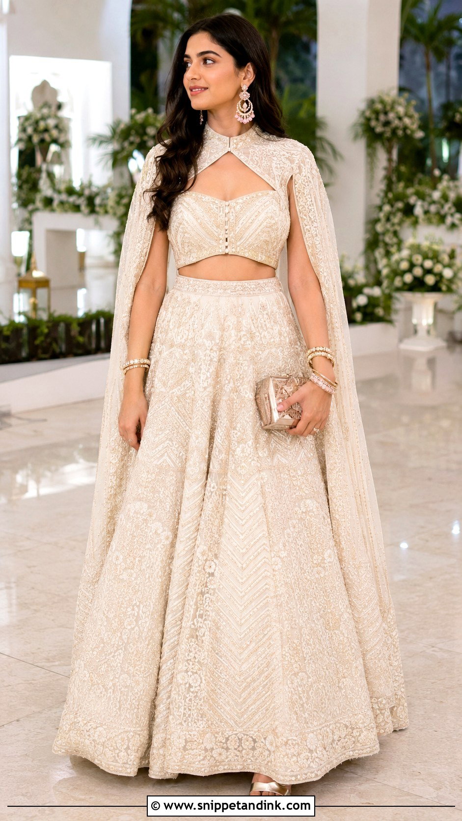 Indo Western Lehenga For Wedding - Snippet and Ink - 25 Trending Indian Outfits for Wedding