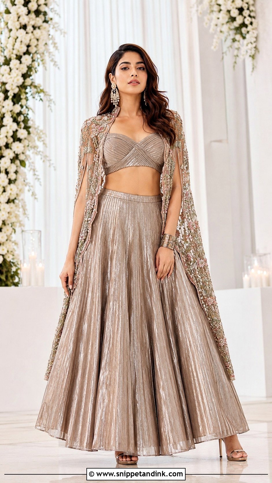 Indo Western Lehenga Outfit - Snippet and Ink - 25 New Indian Wedding Dress Ideas