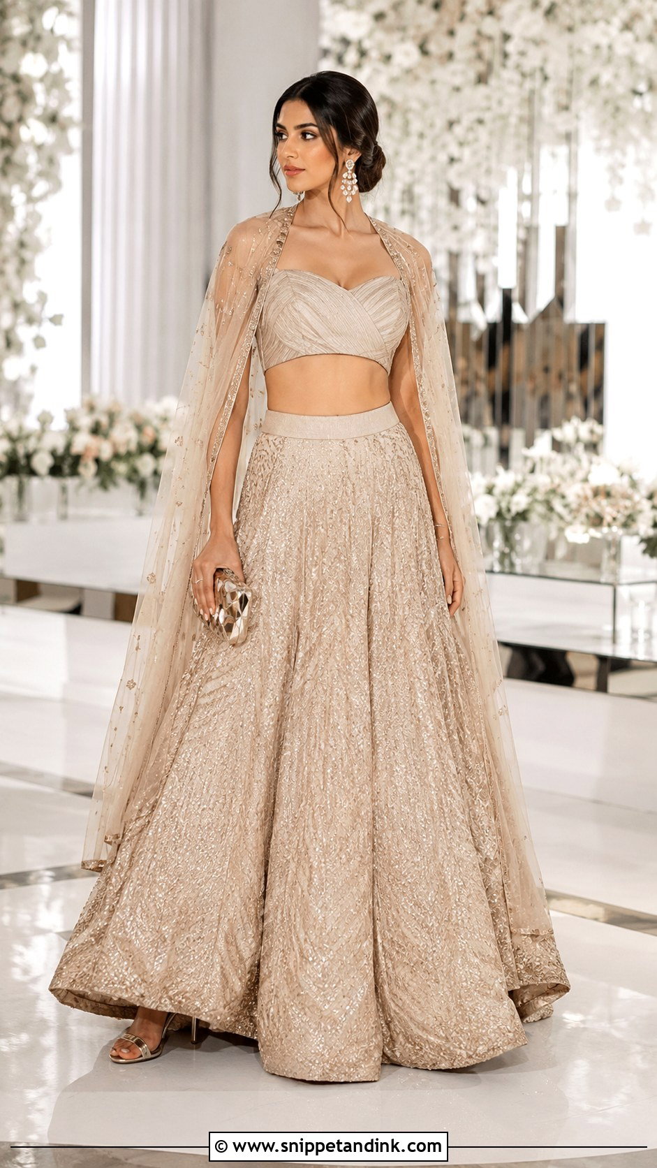 Indo Western Lengha Choli - Snippet and Ink - 25 Modern Wedding Lengha Choli Ideas