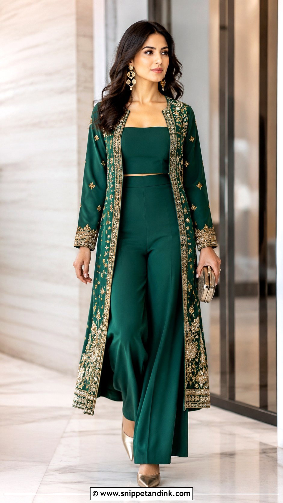 Indo Western Pantsuit for Sister Wedding - Snippet and Ink - 20 Wedding Dresses Simple for Sister