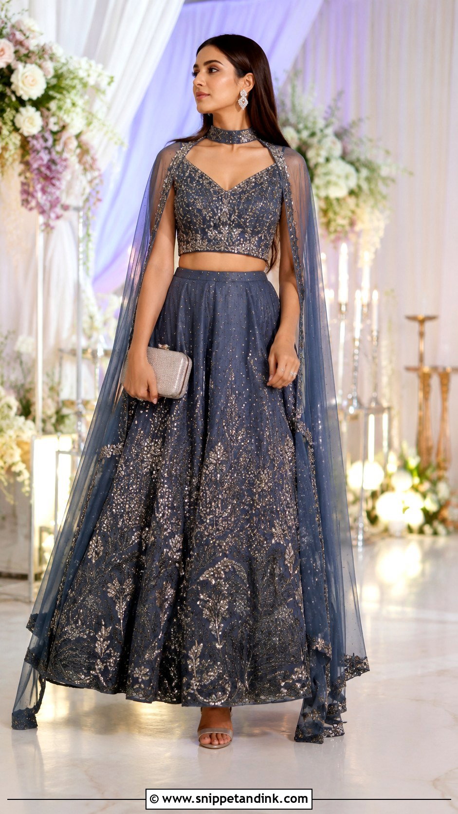 Indo Western Skirt Set For Sister Wedding - Snippet and Ink - 25 Indian Wedding Wear for Sister Ideas