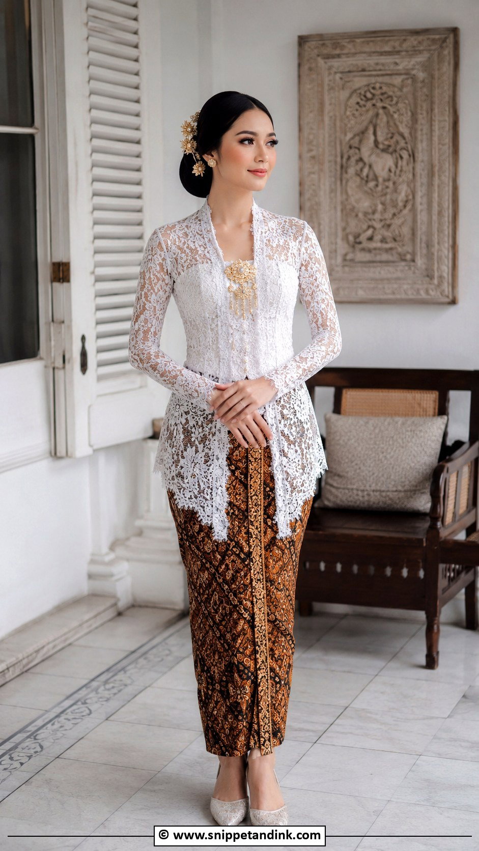 Indonesian Kebaya Wedding Attire - Snippet and Ink - 35 Traditional Wedding Attire Ideas