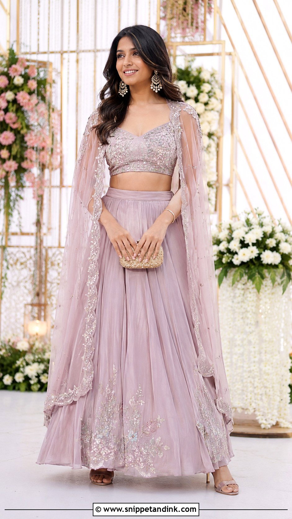 Indowestern Bridesmaid Outfit For Sangeet - Snippet and Ink - 25 Indowestern Outfits for Sangeet