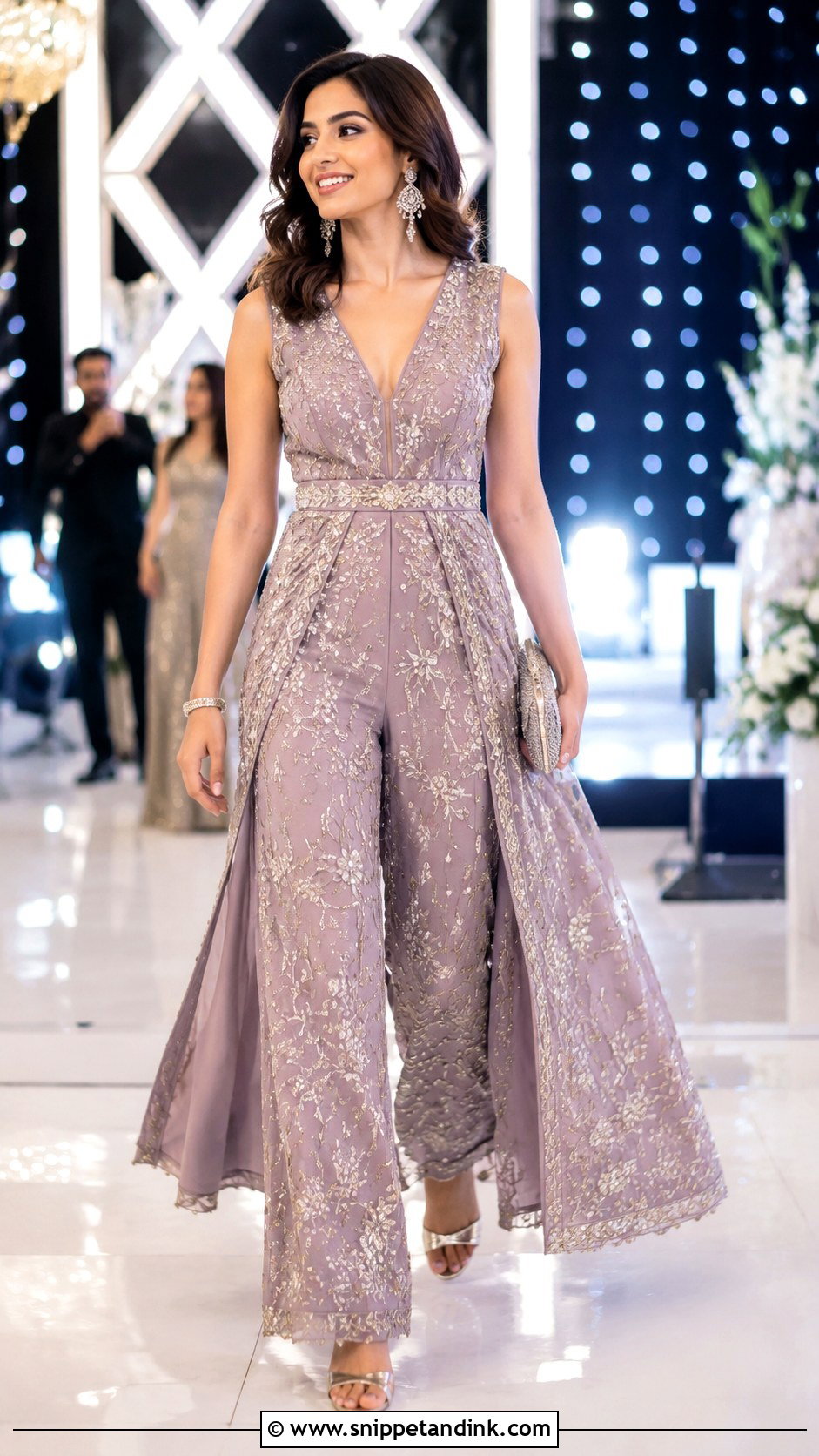 Indowestern Jumpsuit For Sangeet - Snippet and Ink - 25 Indowestern Outfits for Sangeet