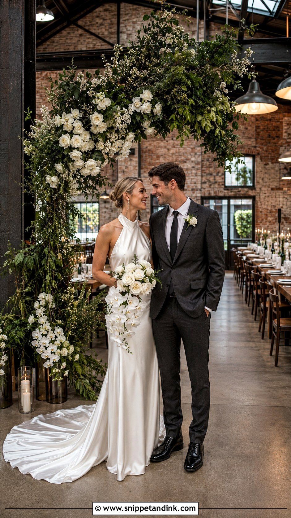 Industrial London Warehouse Wedding - Snippet and Ink - 20 London Wedding Aesthetic Ideas