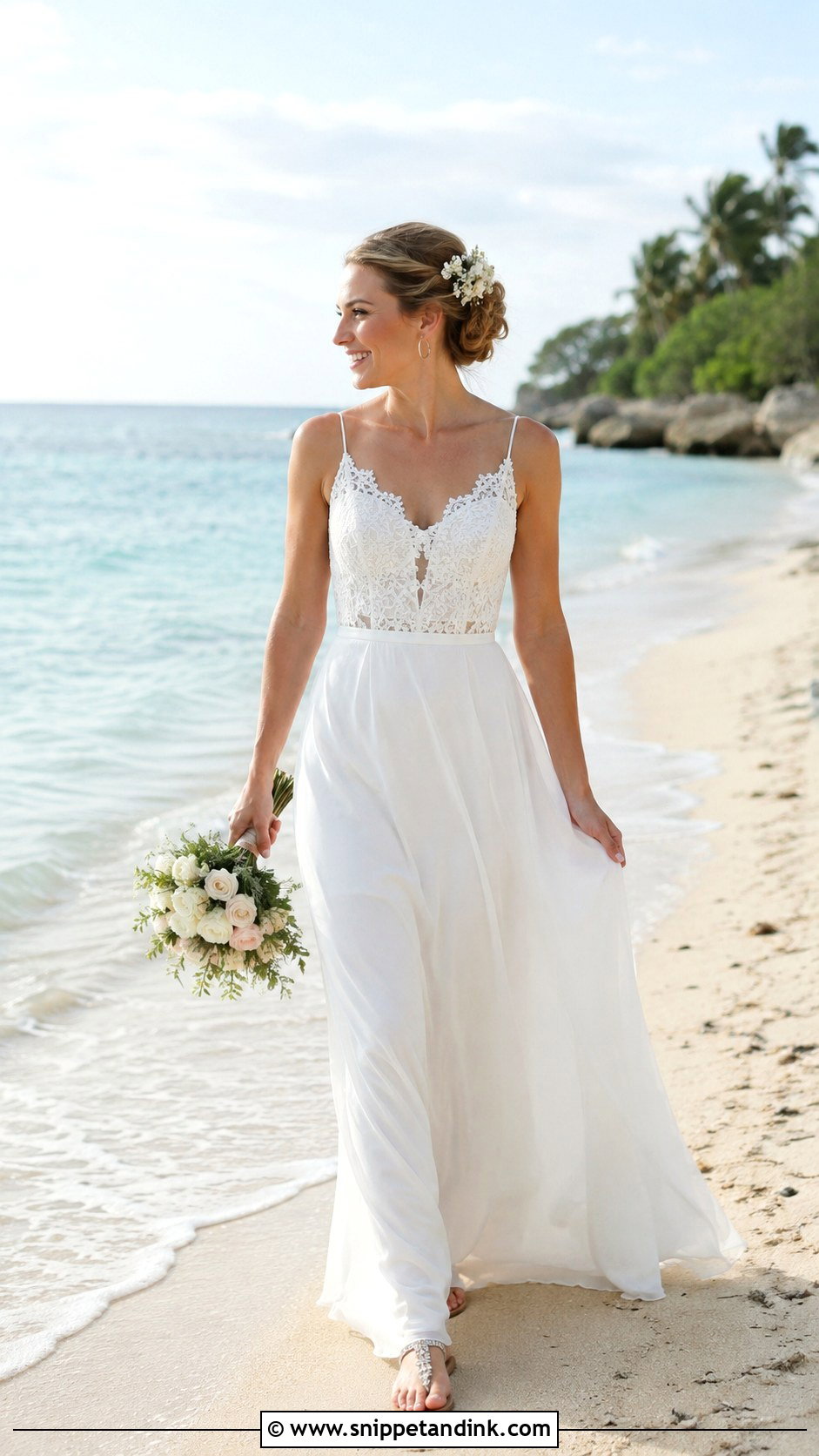Inexpensive Beach Wedding Dress - Snippet and Ink - 20 Inexpensive Wedding Dresses