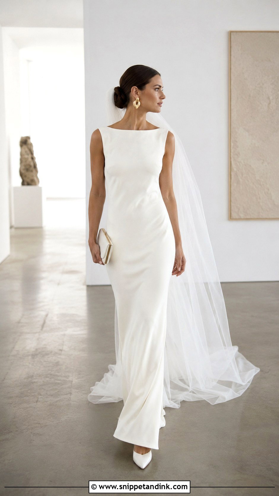 Inexpensive Minimalist Wedding Dress - Snippet and Ink - 20 Inexpensive Wedding Dresses