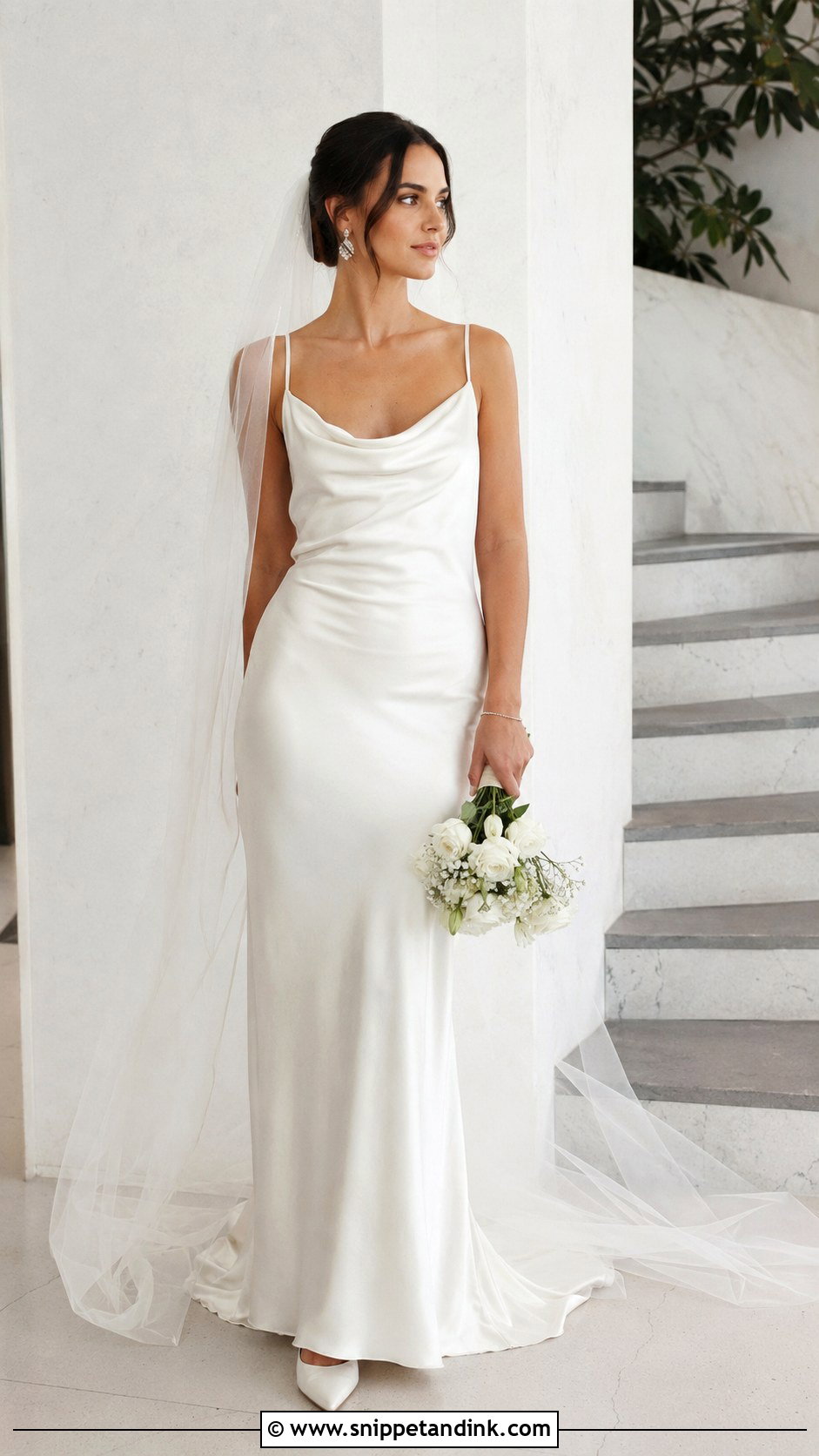 Inexpensive Satin Slip Wedding Dress - Snippet and Ink - 20 Inexpensive Wedding Dresses