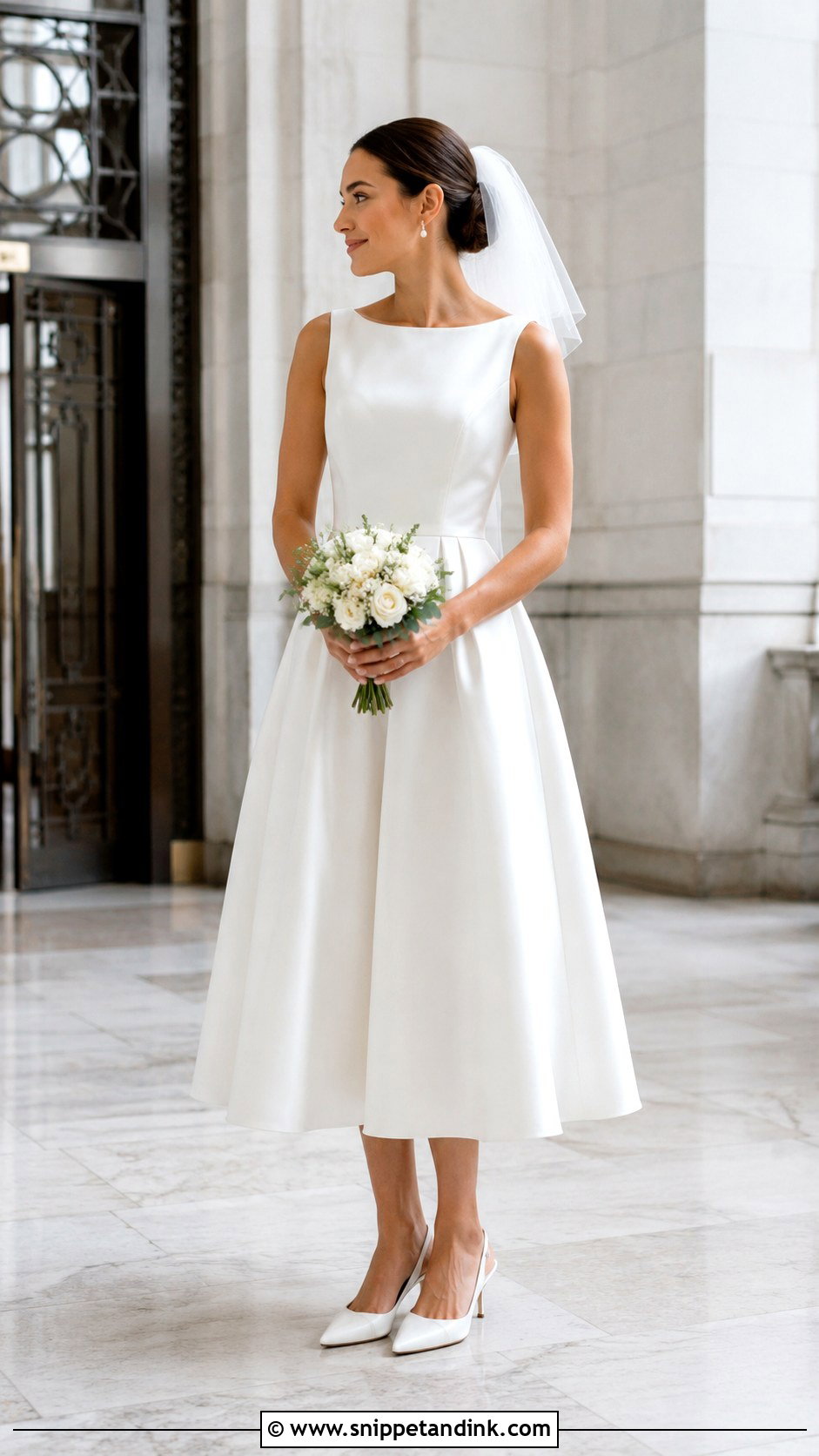 Inexpensive Tea Length Wedding Dress - Snippet and Ink - 20 Inexpensive Wedding Dresses