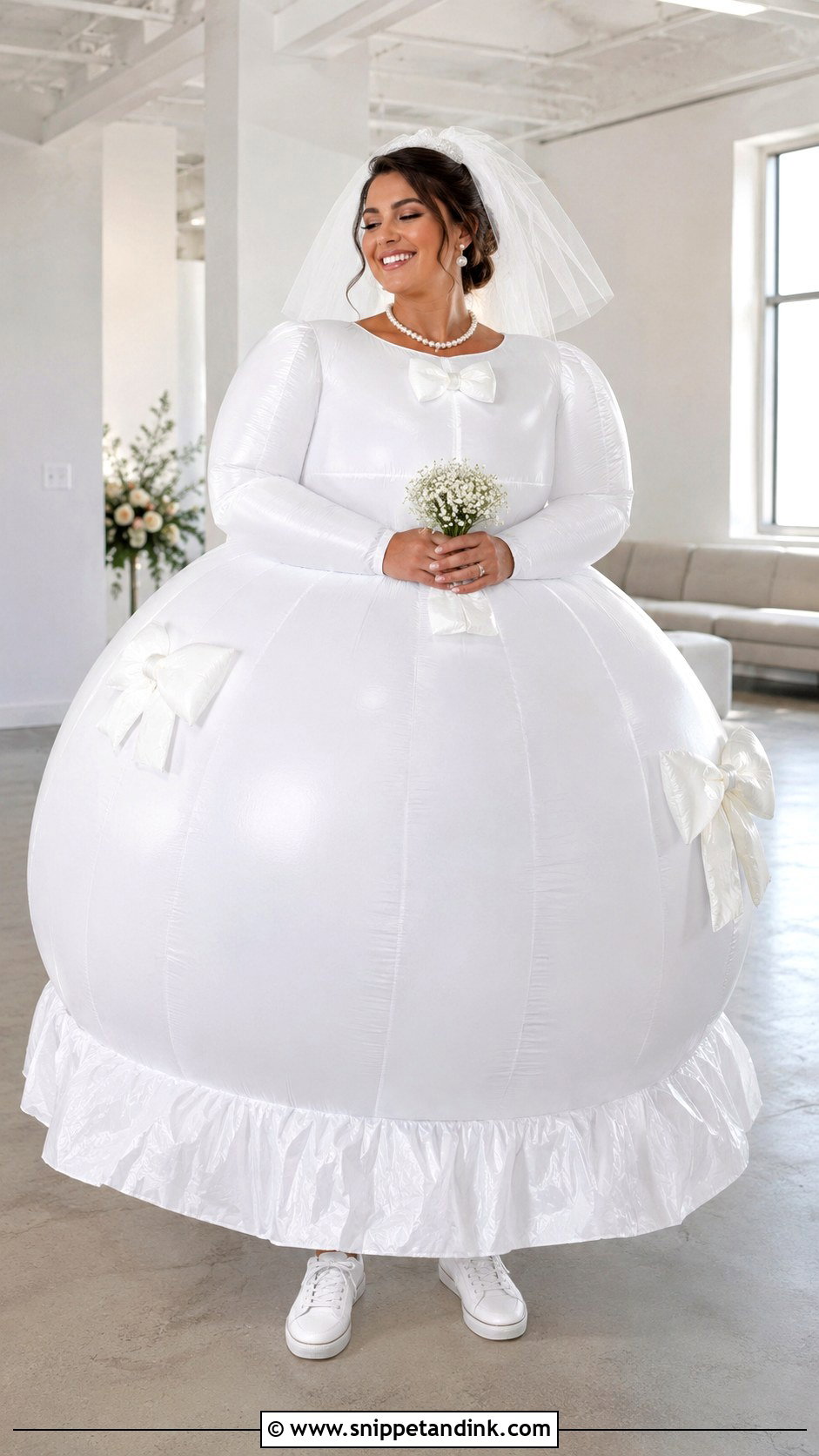 Inflatable Wedding Dress - Snippet and Ink - 20 Funny Ugly Wedding Dress Ideas