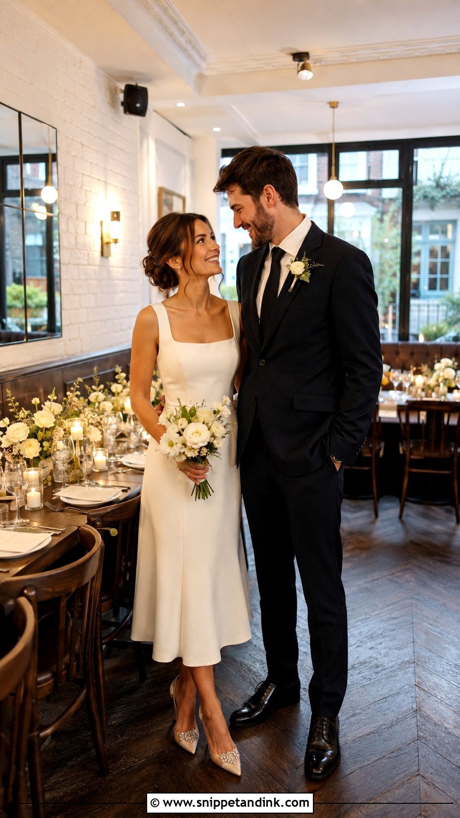 Intimate London Restaurant Wedding - Snippet and Ink - 20 London Wedding Aesthetic Ideas