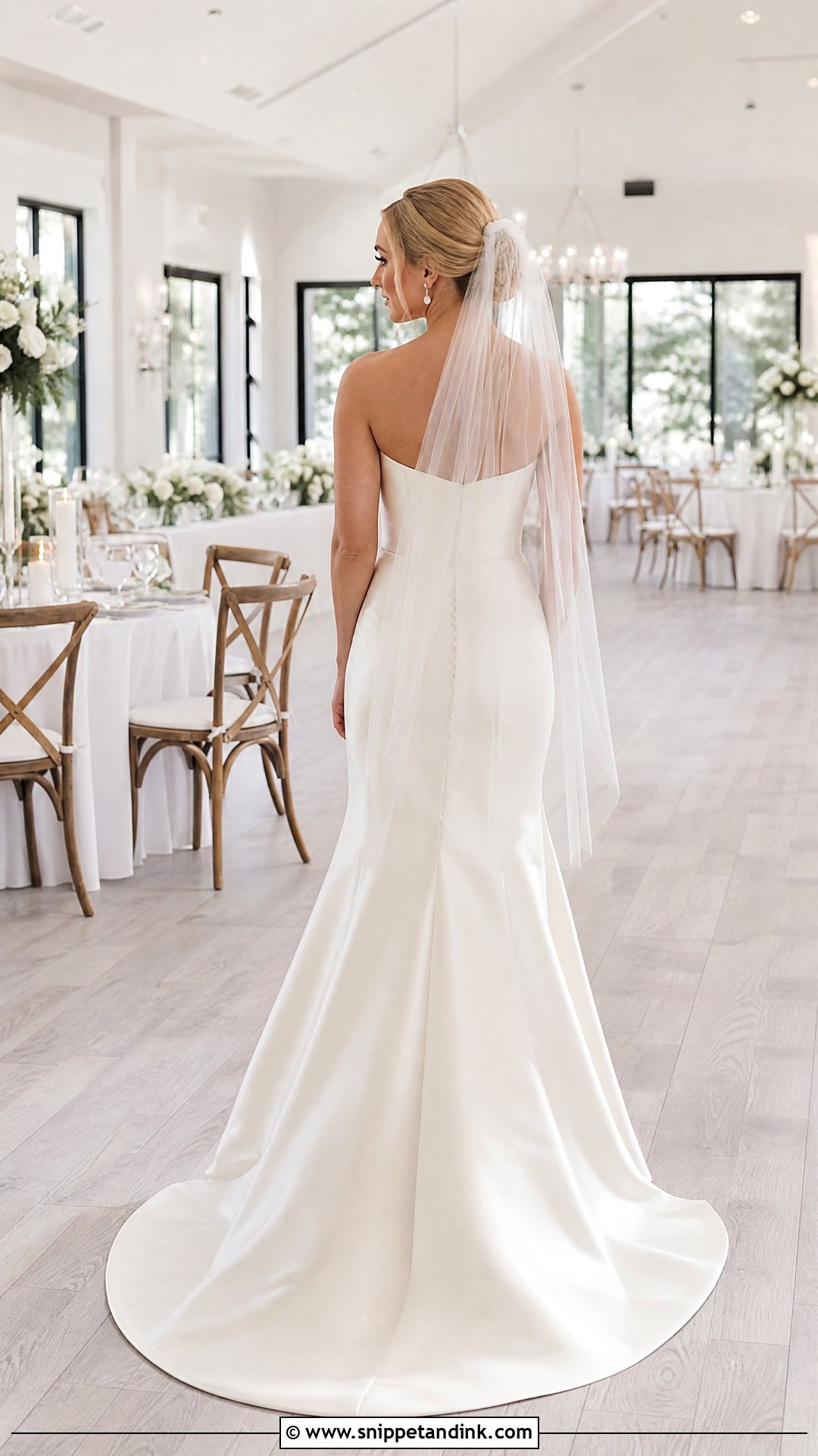 Invisible Bustle Wedding Dress - Snippet and Ink - 25 Wedding Dress Bustle Ideas