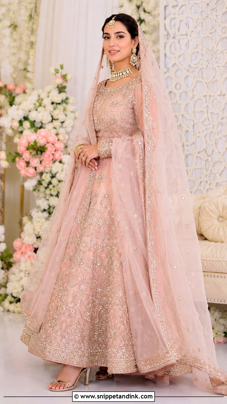 Iqra Aziz Soft Glam Bridal Makeup Look - Snippet and Ink - 25 Iqra Aziz Bridal Look Ideas
