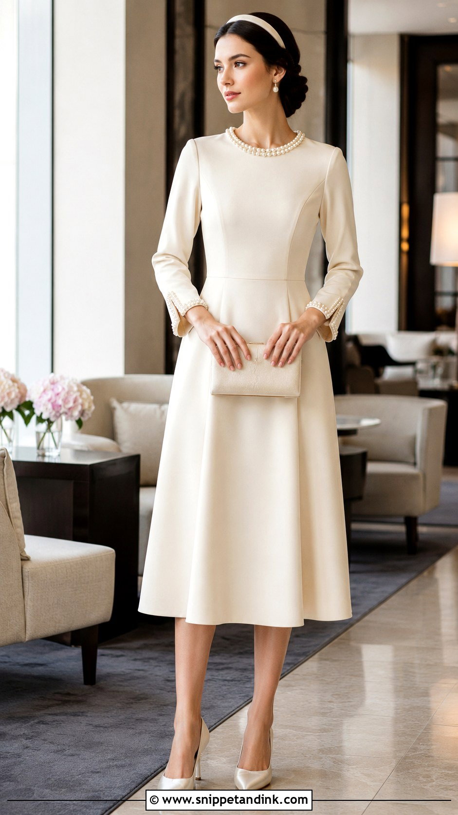 Irene Princess Pearl Embellished Dress - Snippet and Ink - 20 Irene Princess Ideas