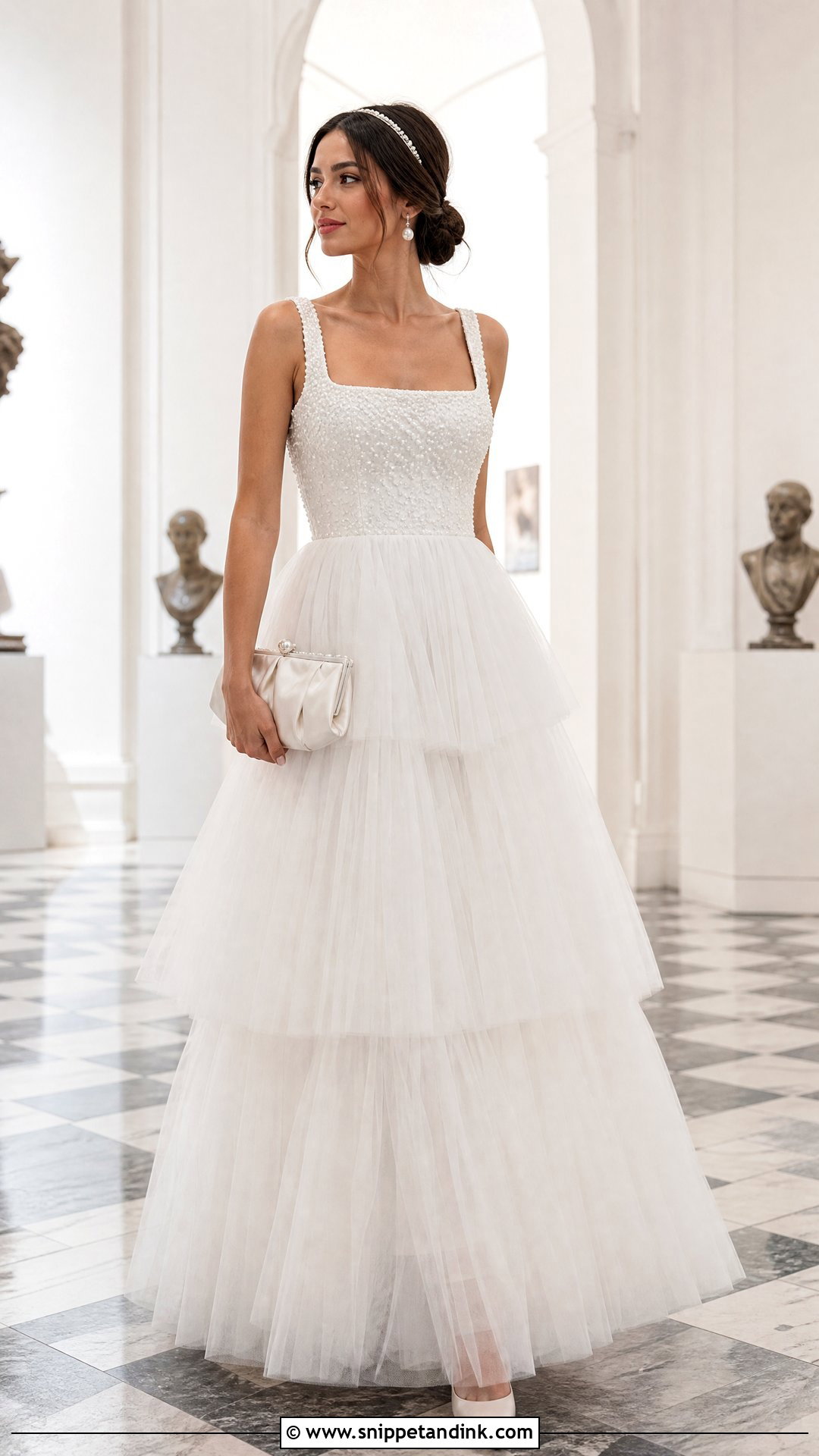 Irene Princess White Tulle Gown - Snippet and Ink - 20 Irene Princess Ideas
