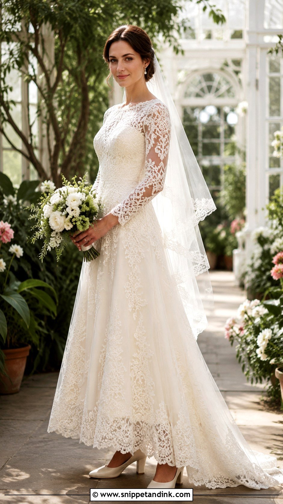 Irish Celtic Lace Wedding Dress - Snippet and Ink - 20 Irish Celtic Wedding Dress Ideas