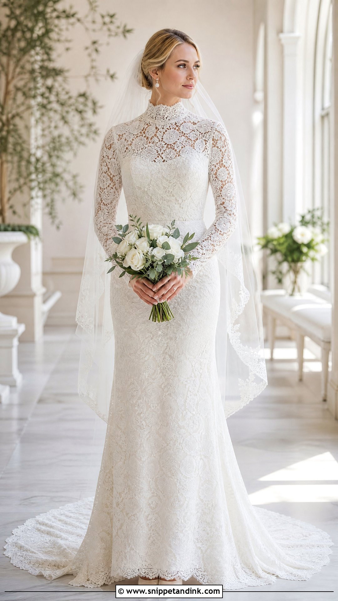 Irish Lace Wedding Outfit - Snippet and Ink - 25 Traditional Wedding Outfits