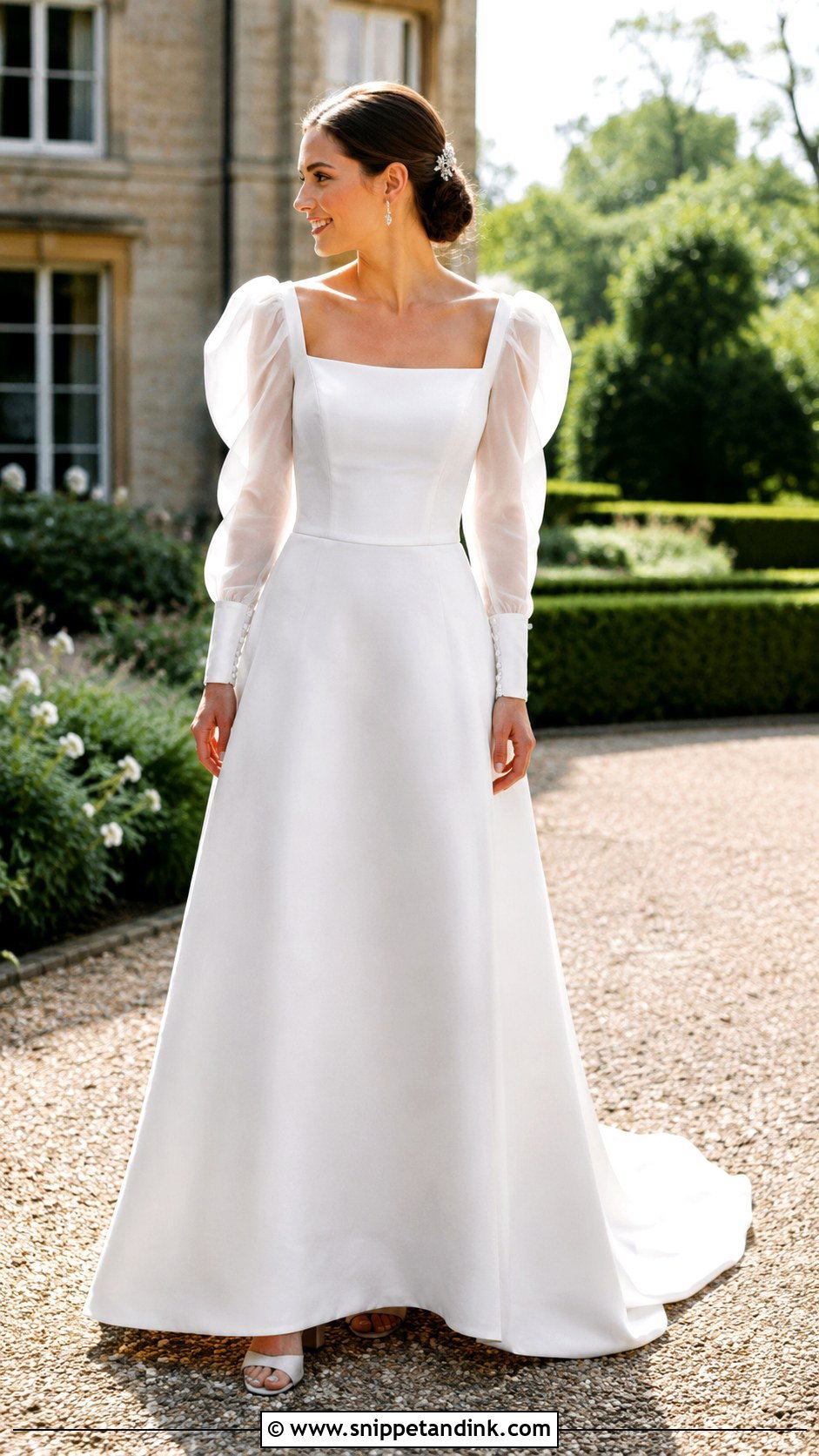 Irish Wedding Dress With Puff Sleeves - Snippet and Ink - 20 Irish Wedding Dress Ideas