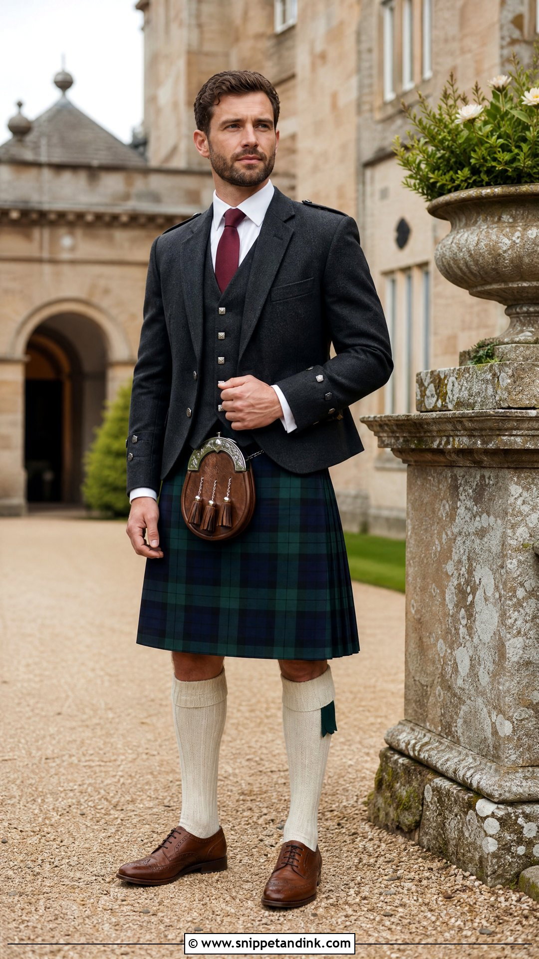 Irish Wedding Kilt Outfit - Snippet and Ink - 20 Wedding Kilt Ideas