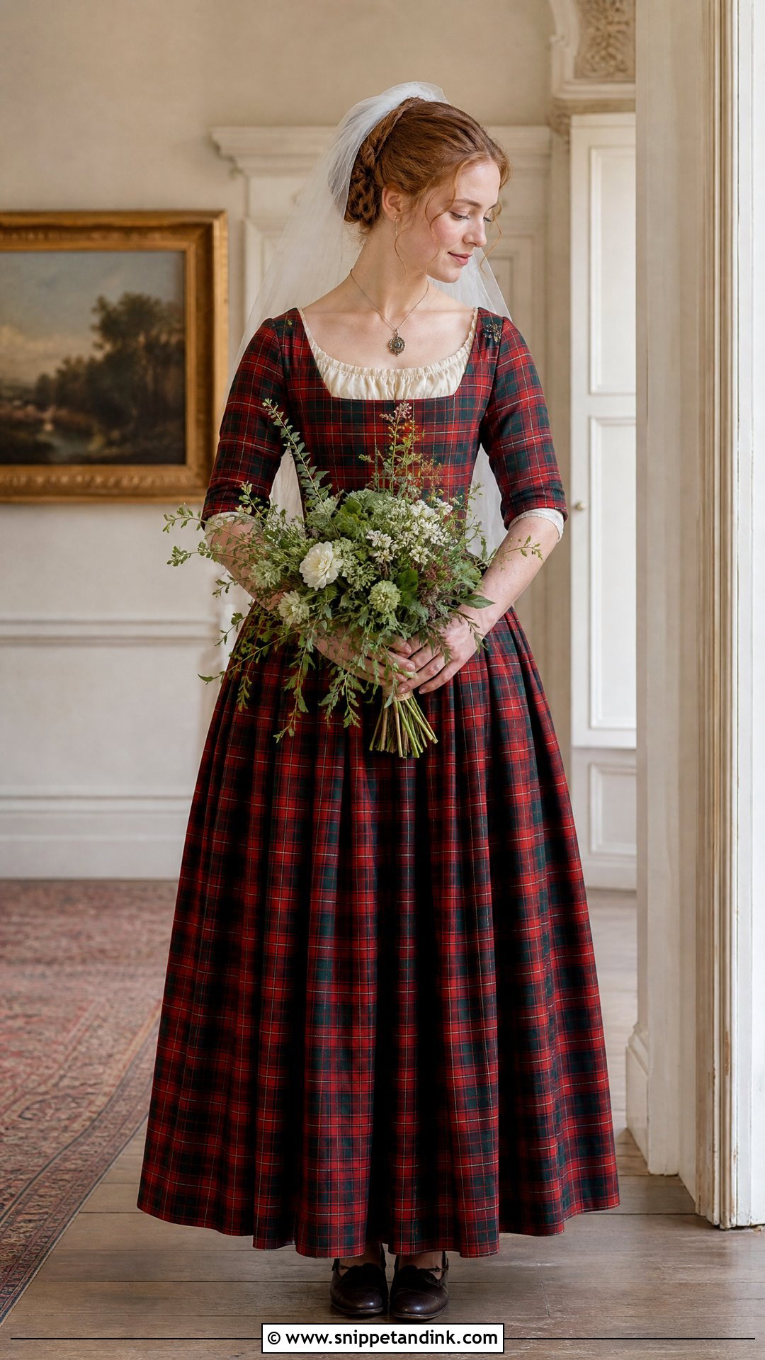 Isabella MacTavish Scottish Wedding Dress - Snippet and Ink - 20 Scottish Wedding Dresses