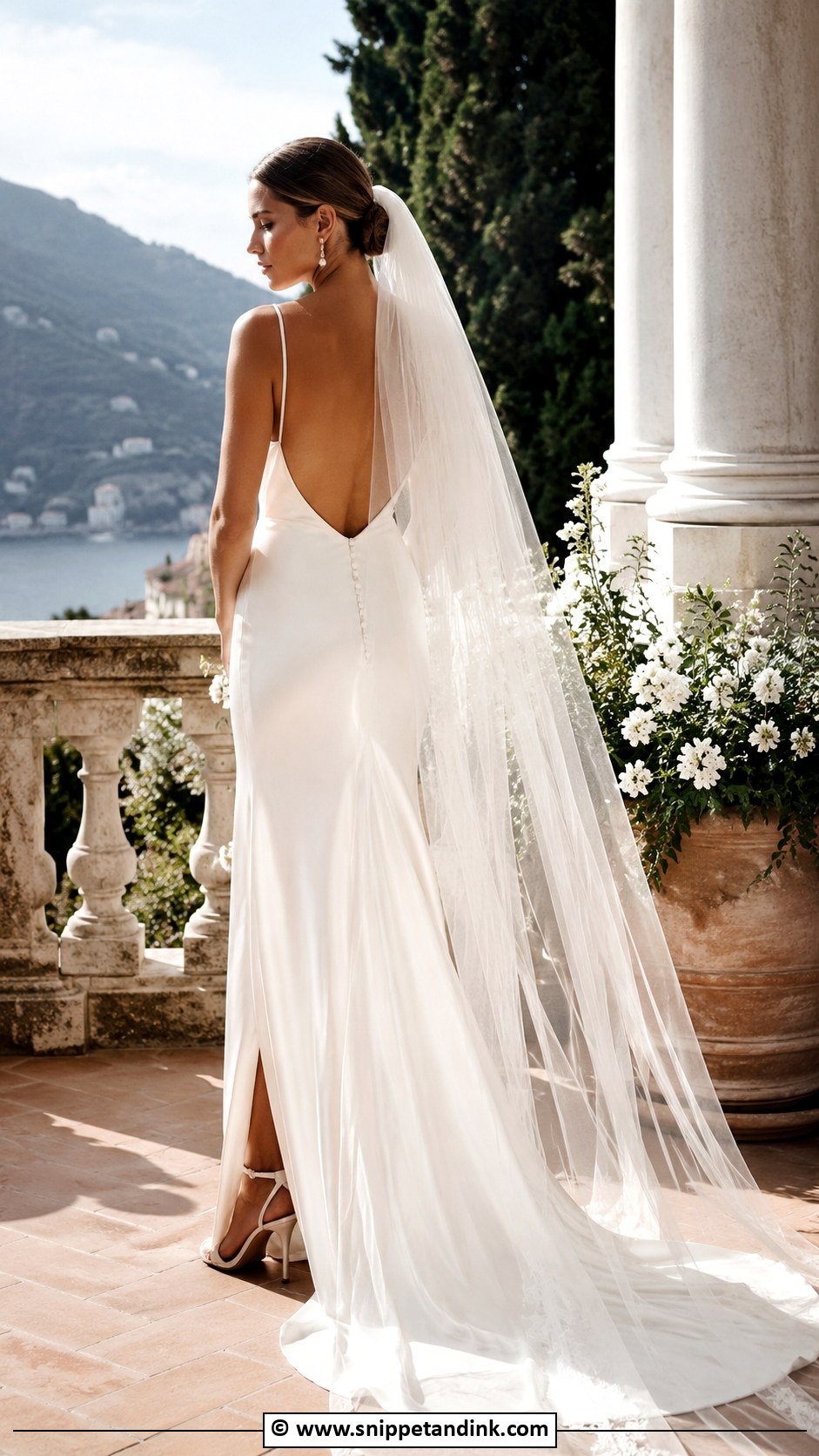 Italian Backless Wedding Dress - Snippet and Ink - 30 Italian Wedding Dress Ideas
