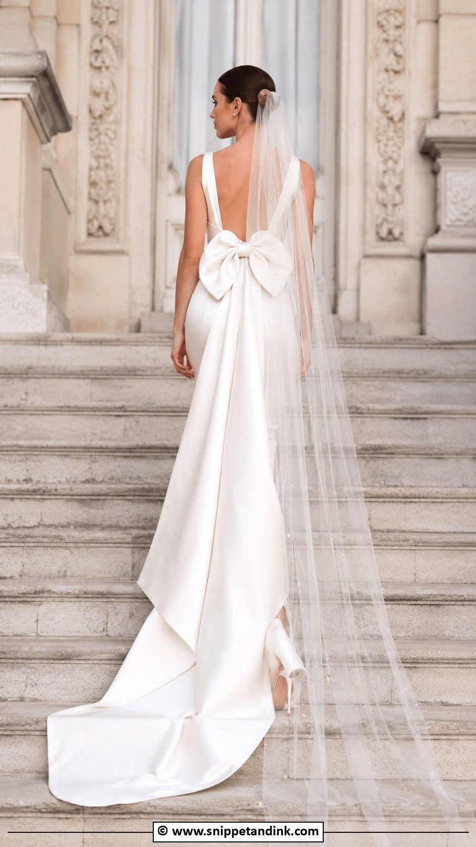 Italian Bow Wedding Dress - Snippet and Ink - 30 Italian Wedding Dress Ideas