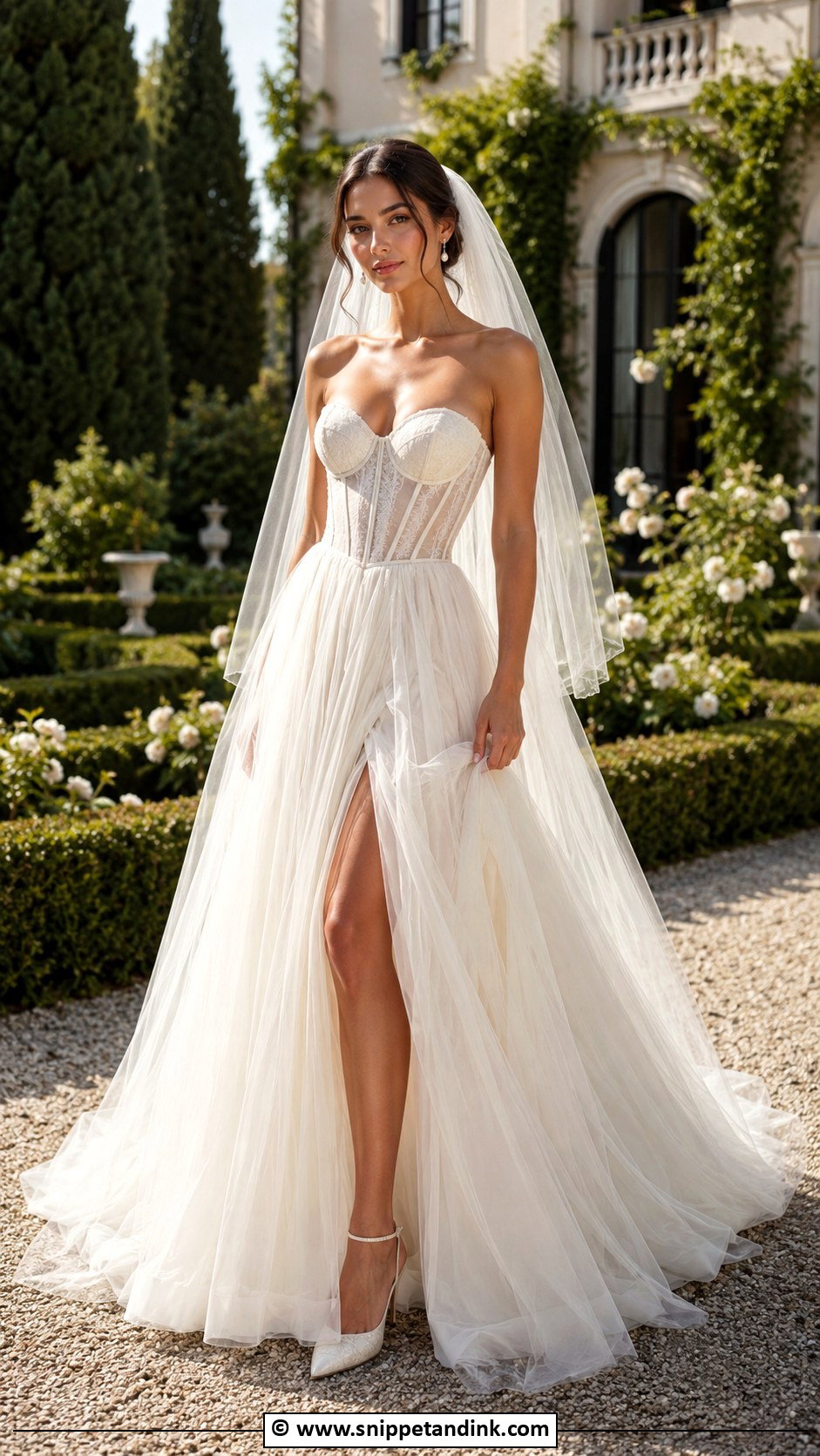 Italian Corset Wedding Dress - Snippet and Ink - 30 Italian Wedding Dress Ideas