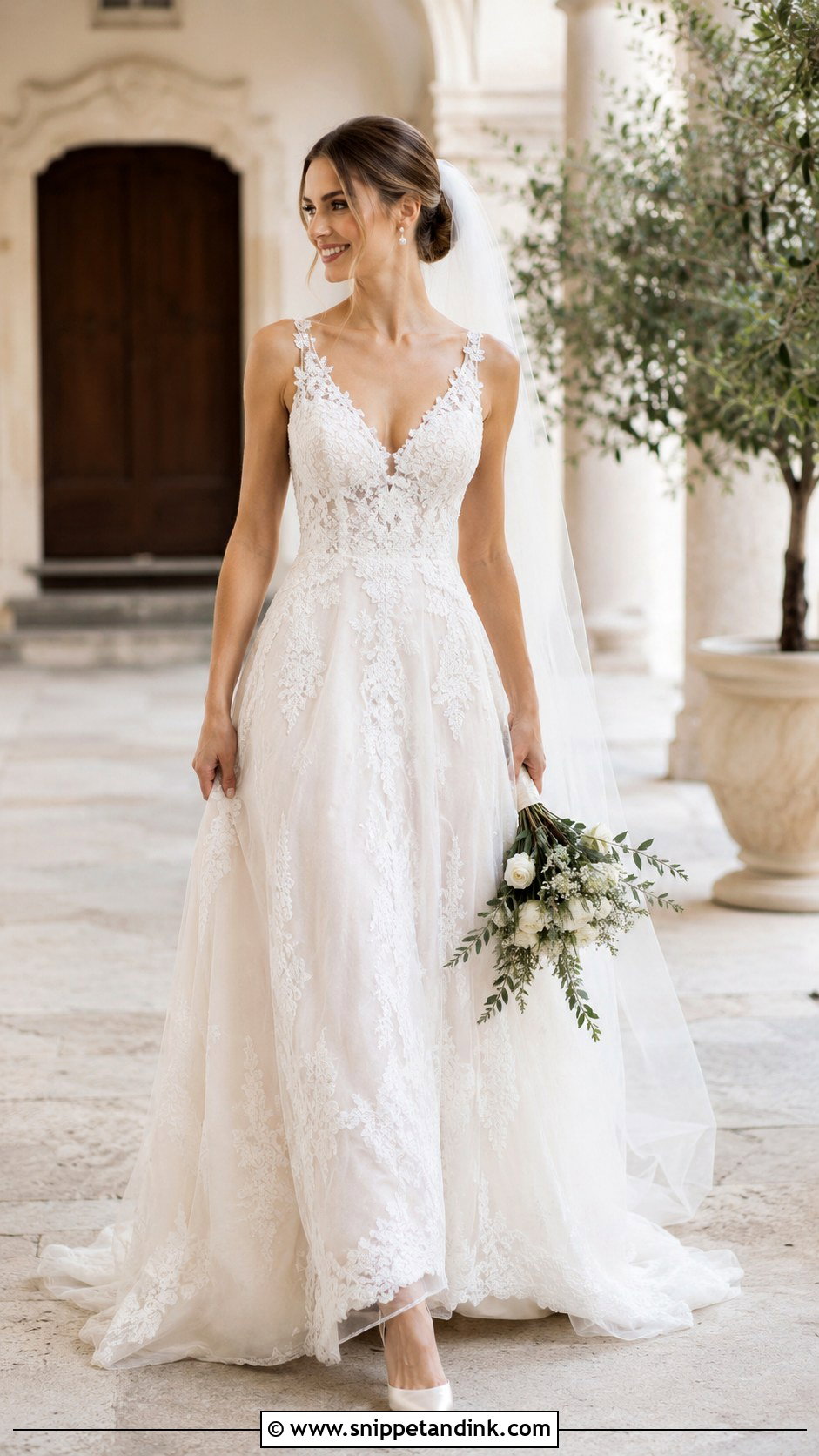 Italian Lace Wedding Dress - Snippet and Ink - 25 Italian Style Wedding Dress Ideas