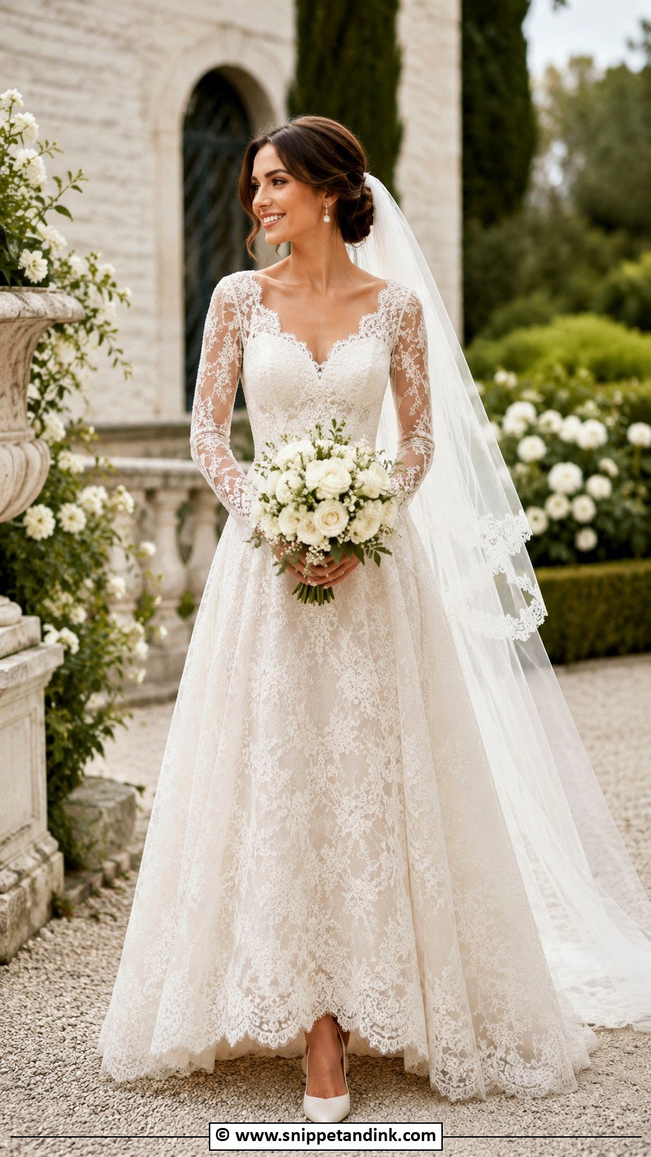 Italian Lace Wedding Dress - Snippet and Ink - 30 Italian Wedding Dress Ideas