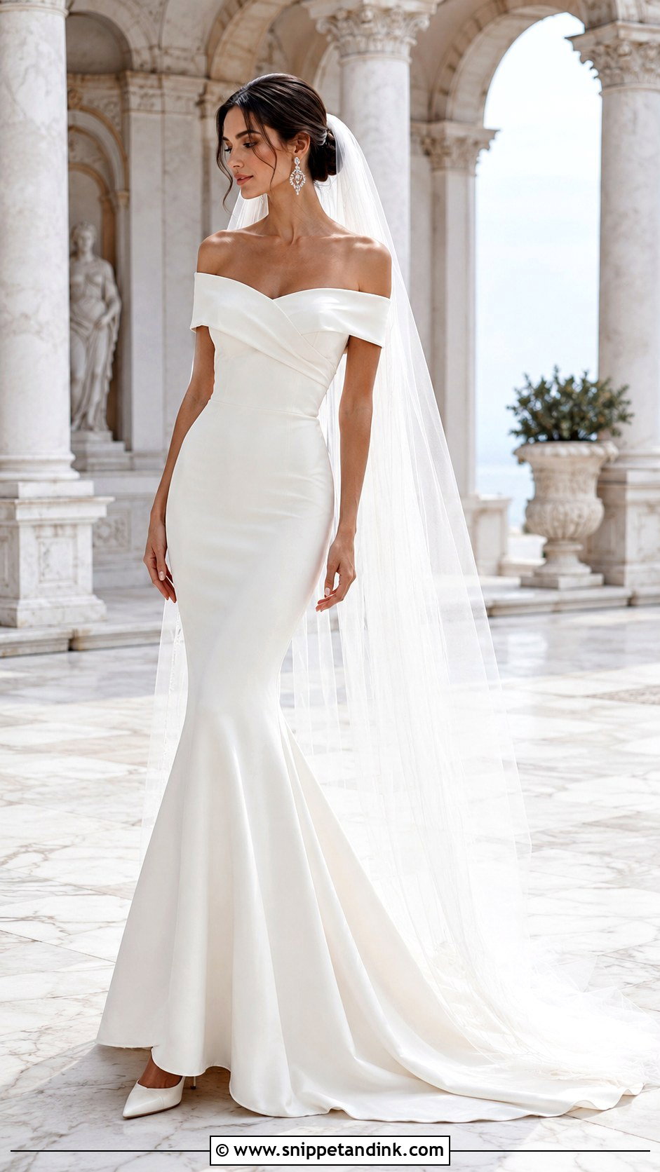 Italian Mermaid Wedding Dress - Snippet and Ink - 20 Italian Wedding Dresses