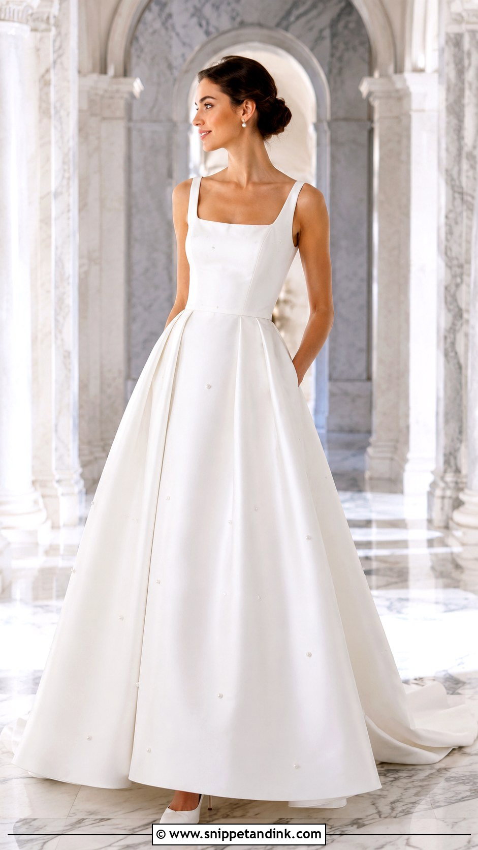 Italian Mikado Wedding Dress - Snippet and Ink - 25 Italian Style Wedding Dress Ideas
