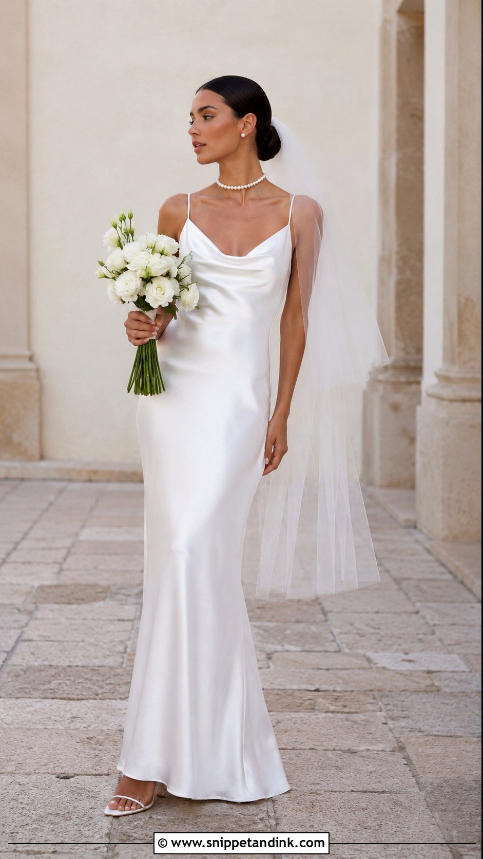 Italian Silk Satin Wedding Dress - Snippet and Ink - 25 Vintage Italian Wedding Dress Ideas