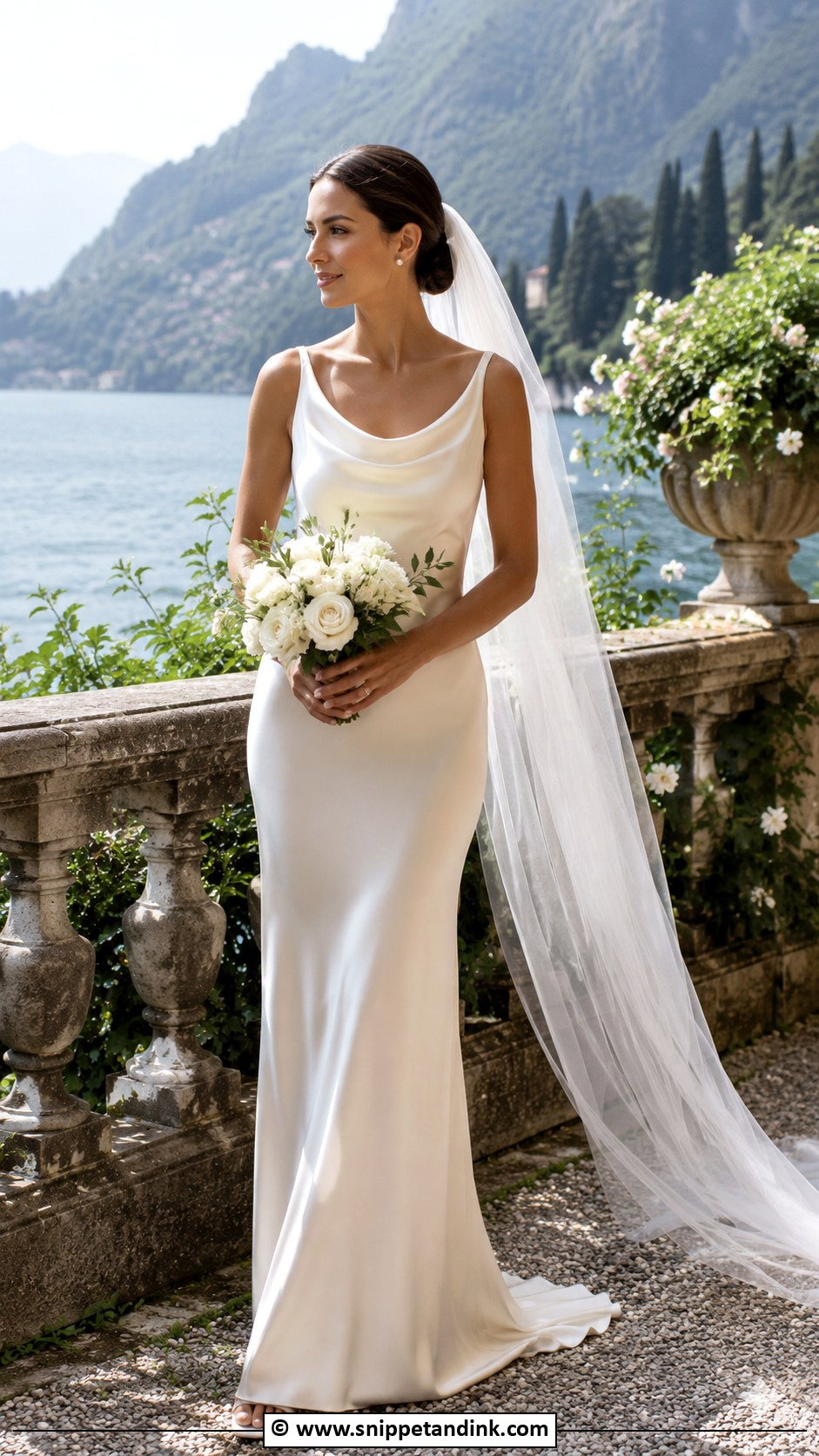 Italian Silk Satin Wedding Dress - Snippet and Ink - 30 Italian Wedding Dress Ideas