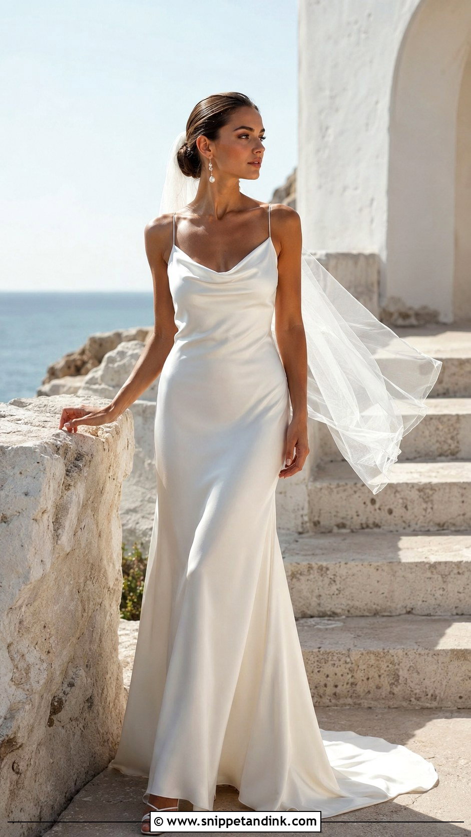 Italian Silk Slip Wedding Dress - Snippet and Ink - 25 Italian Style Wedding Dress Ideas