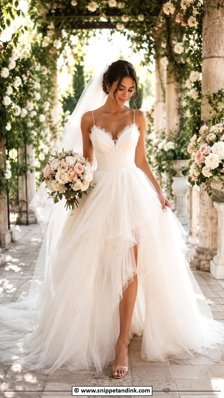 Italian Tulle Wedding Dress - Snippet and Ink - 30 Italian Wedding Dress Ideas