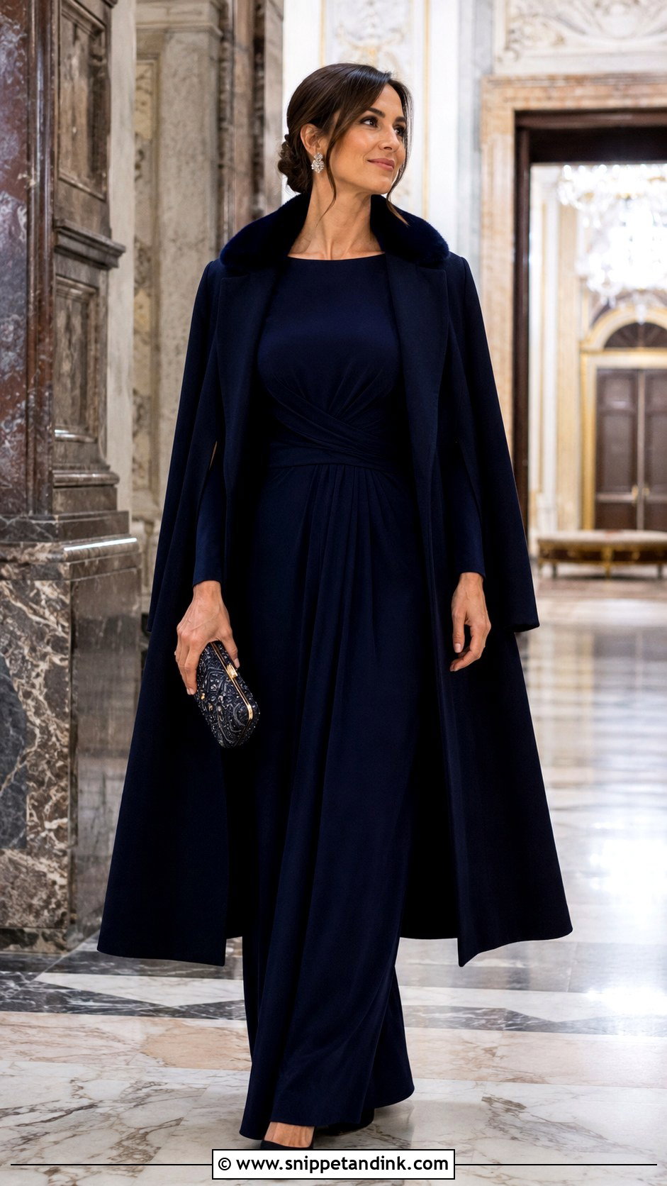Italian Winter Wedding Long Sleeve Gown Outfit - Snippet and Ink - 20 Italian Wedding Outfit Ideas