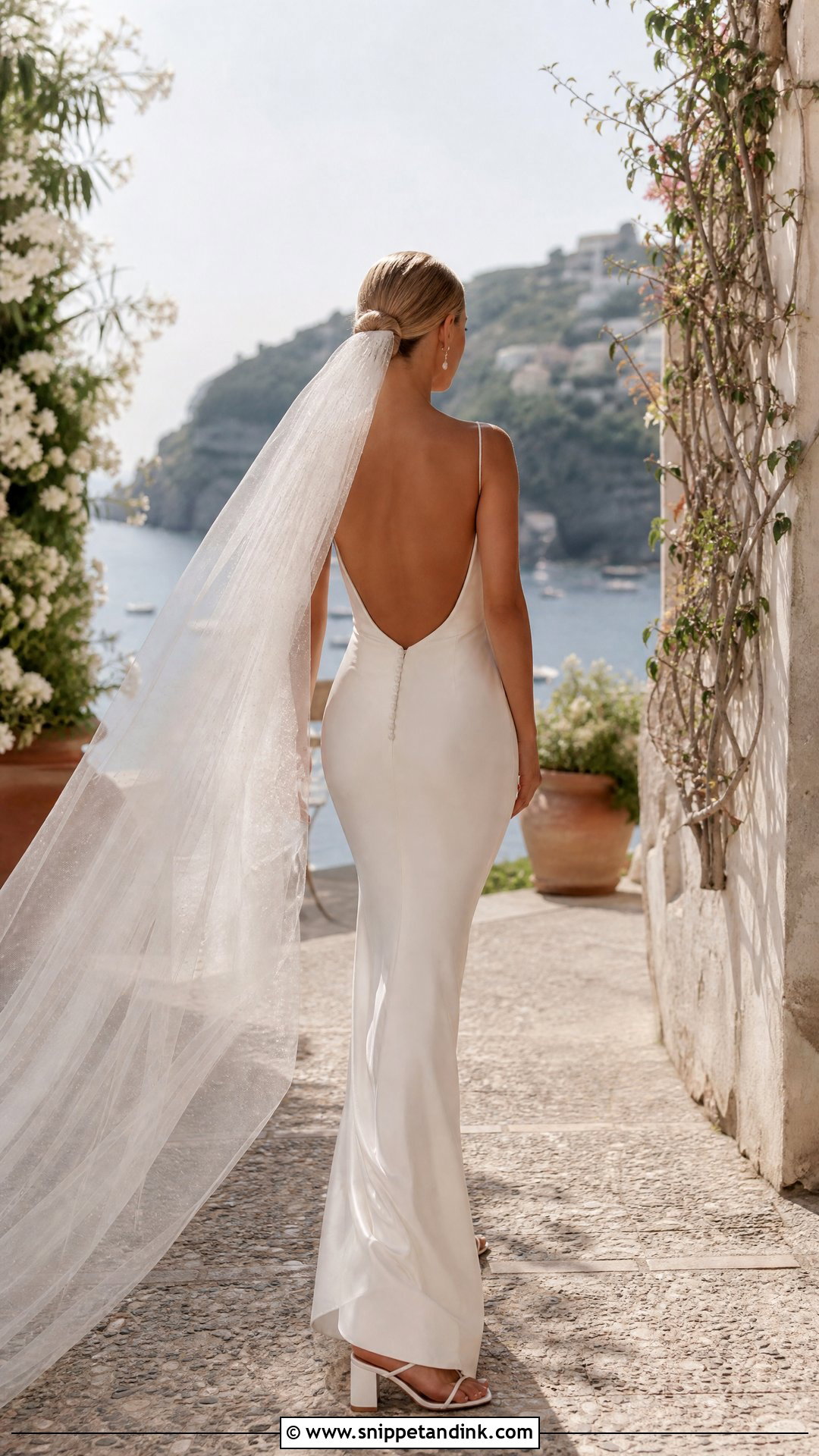 Italy Wedding Backless Dress - Snippet and Ink - 25 Italy Wedding Dress Ideas