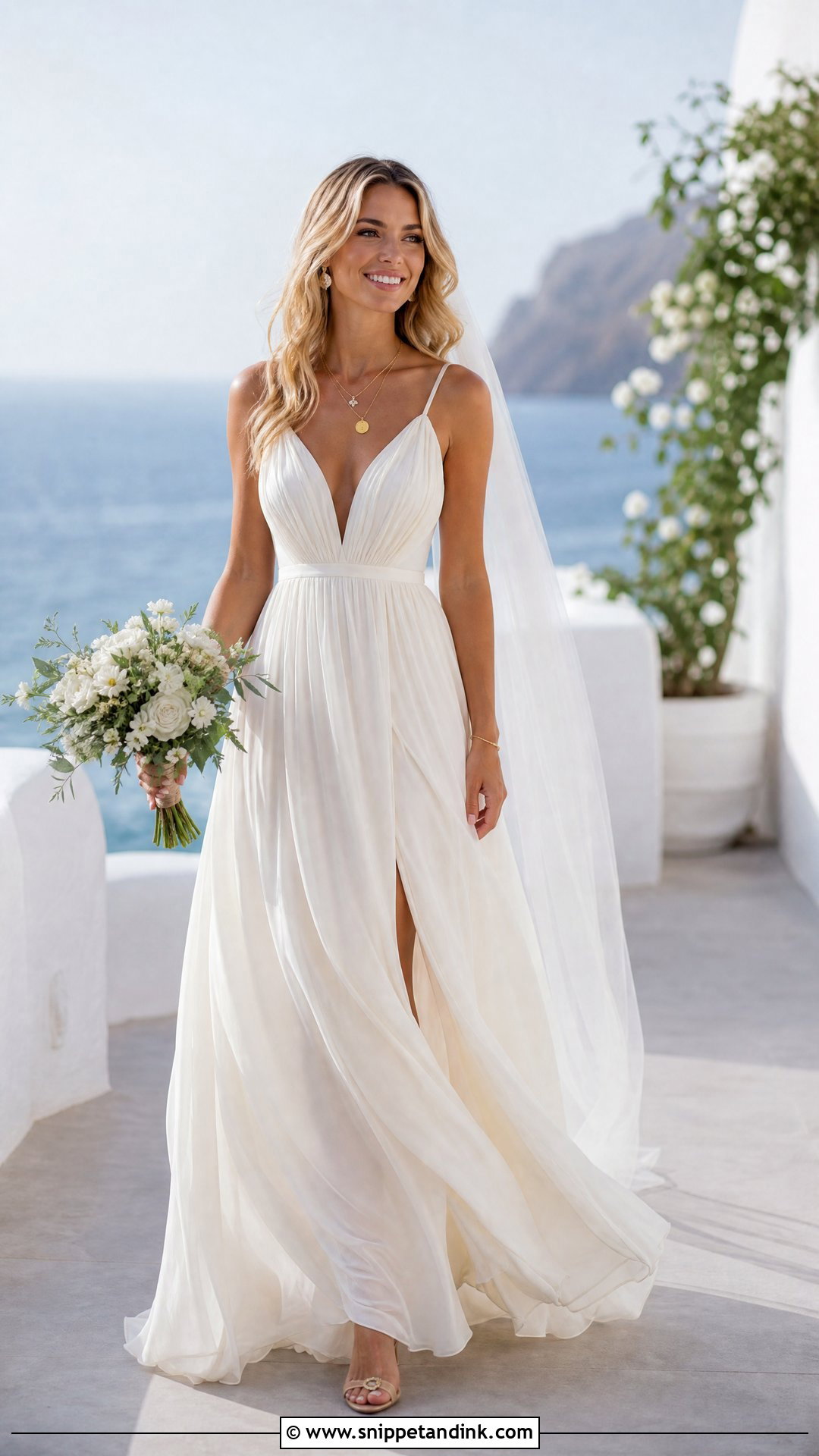 Italy Wedding Chiffon Dress - Snippet and Ink - 25 Italy Wedding Dress Ideas