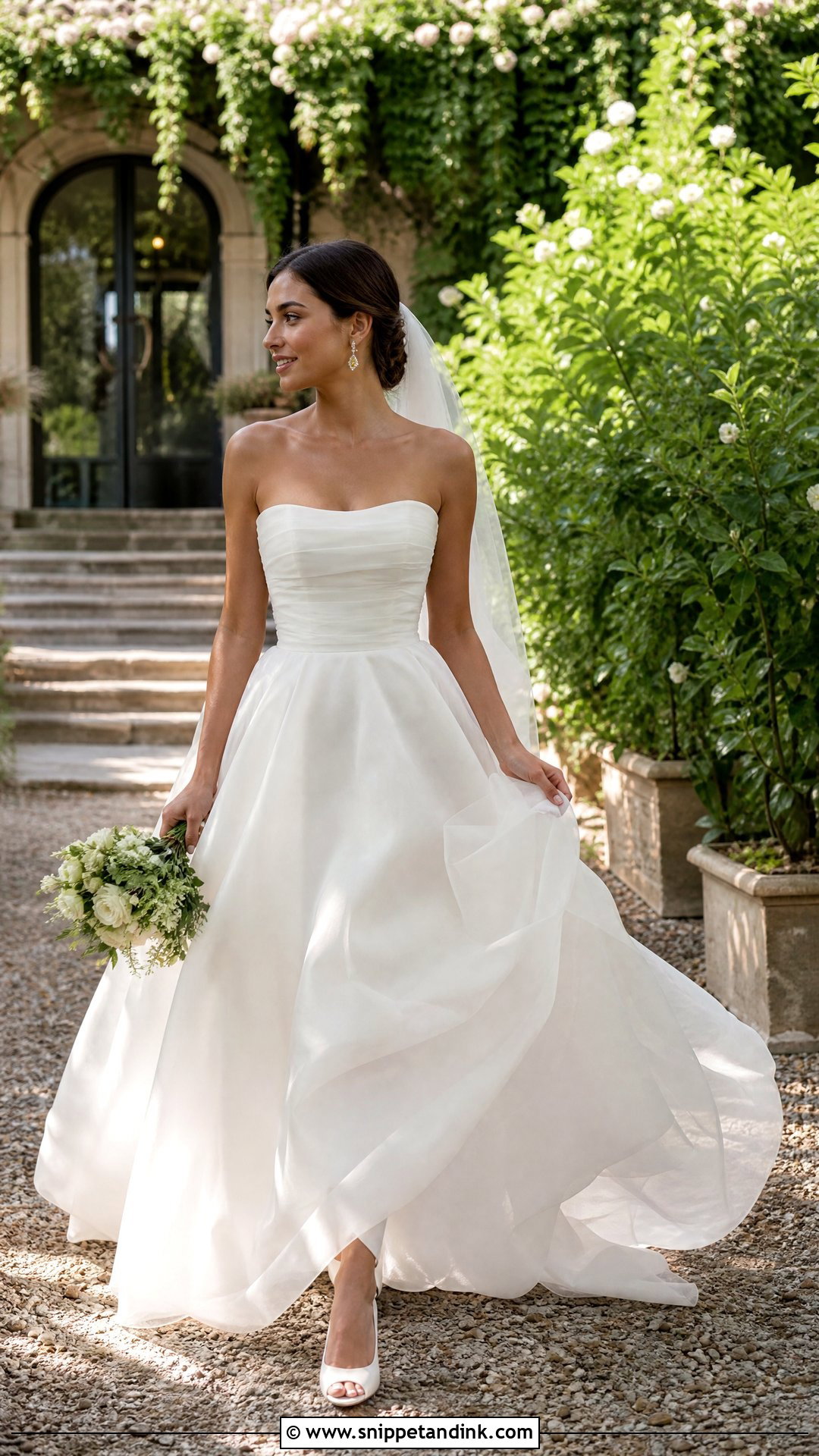 Italy Wedding Organza Dress - Snippet and Ink - 25 Italy Wedding Dress Ideas