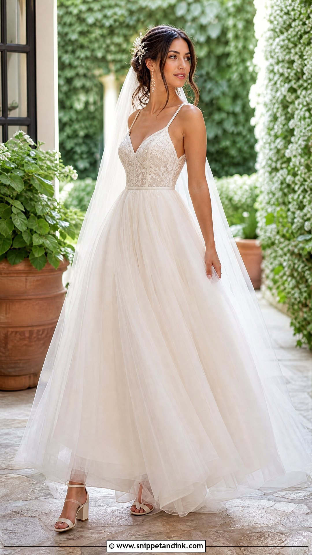 Italy Wedding Tulle Skirt Dress - Snippet and Ink - 25 Italy Wedding Dress Ideas