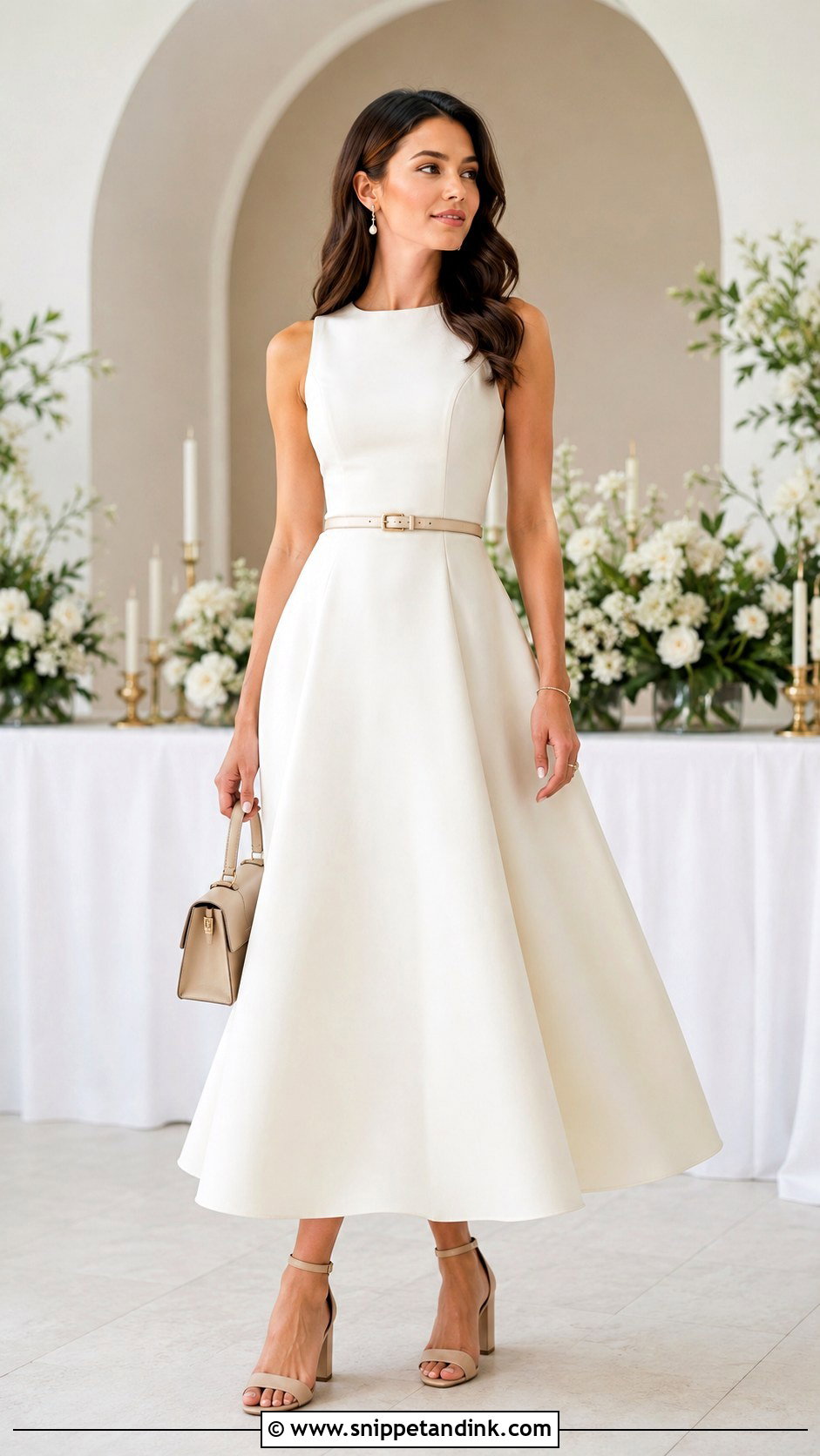 Ivory A Line Gown - Snippet and Ink - 25 Ivory Gown Ideas