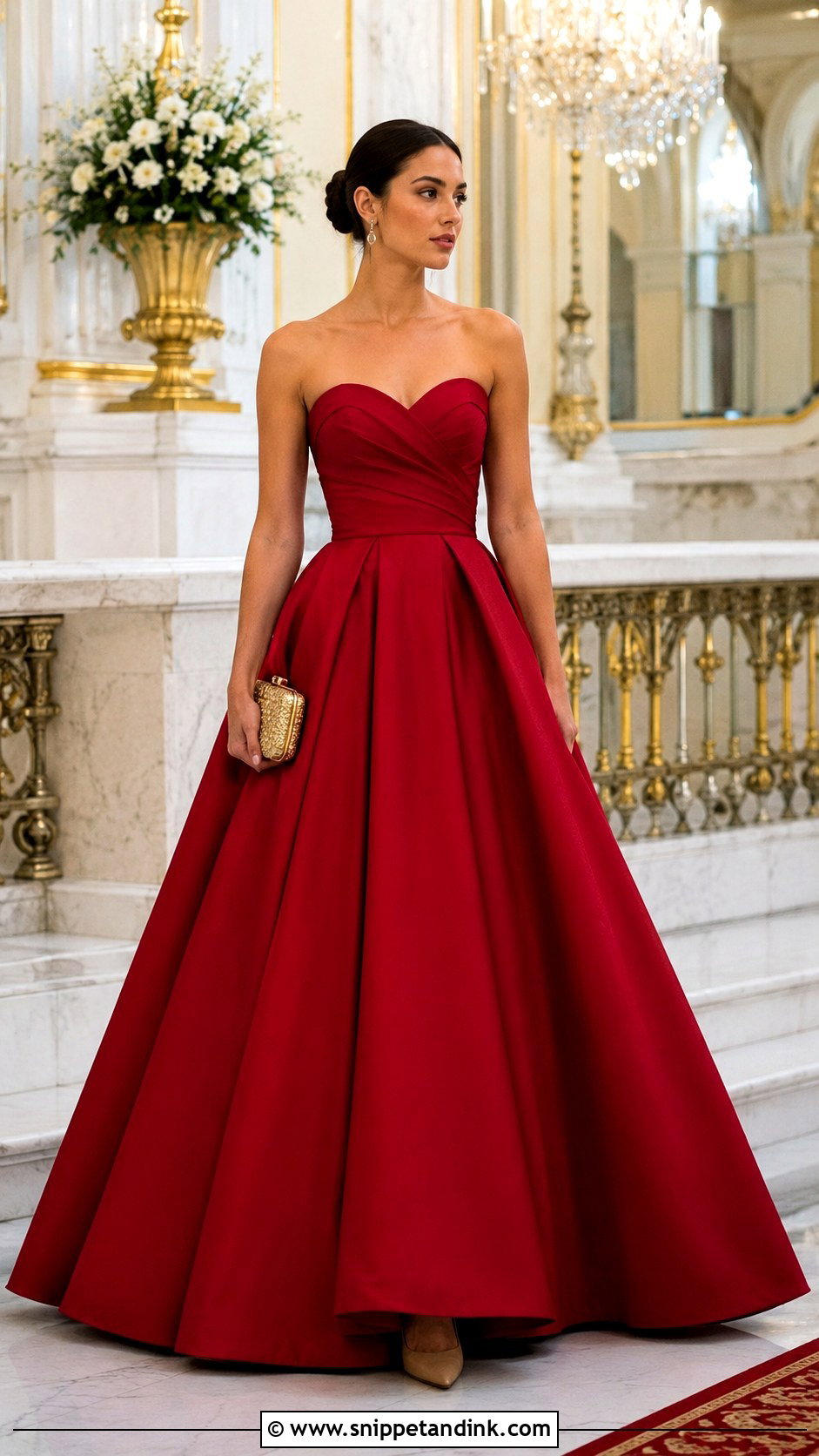 Ivory And Black Formal Gown Outfit - Snippet and Ink - 25 White Tie Wedding Ideas