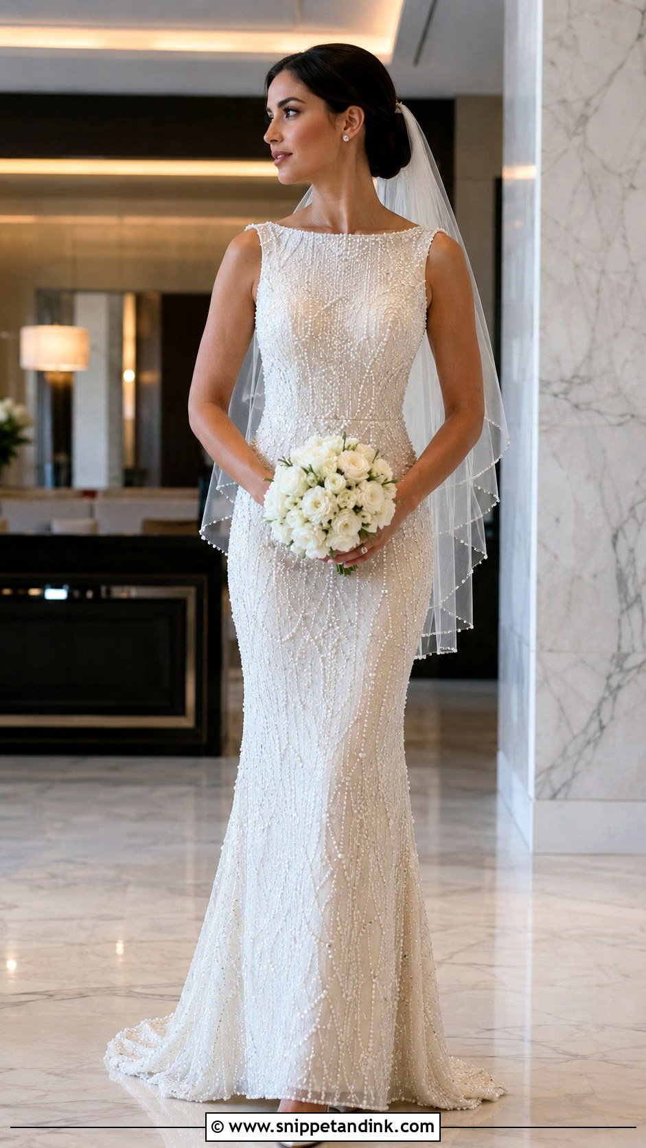 Ivory Beaded Wedding Gown - Snippet and Ink - 20 Ivory Wedding Gown Ideas