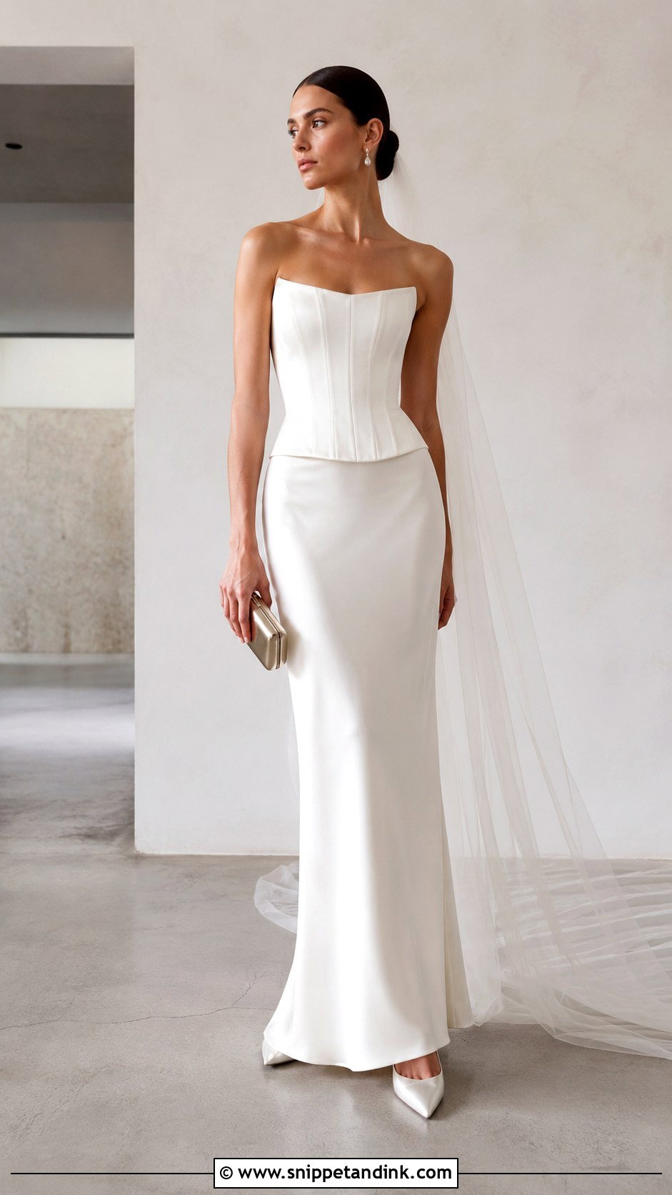 Ivory Bridal Separates Victoria Beckham Wedding Dress - Snippet and Ink - 20 Victoria Beckham Wedding Dress Ideas